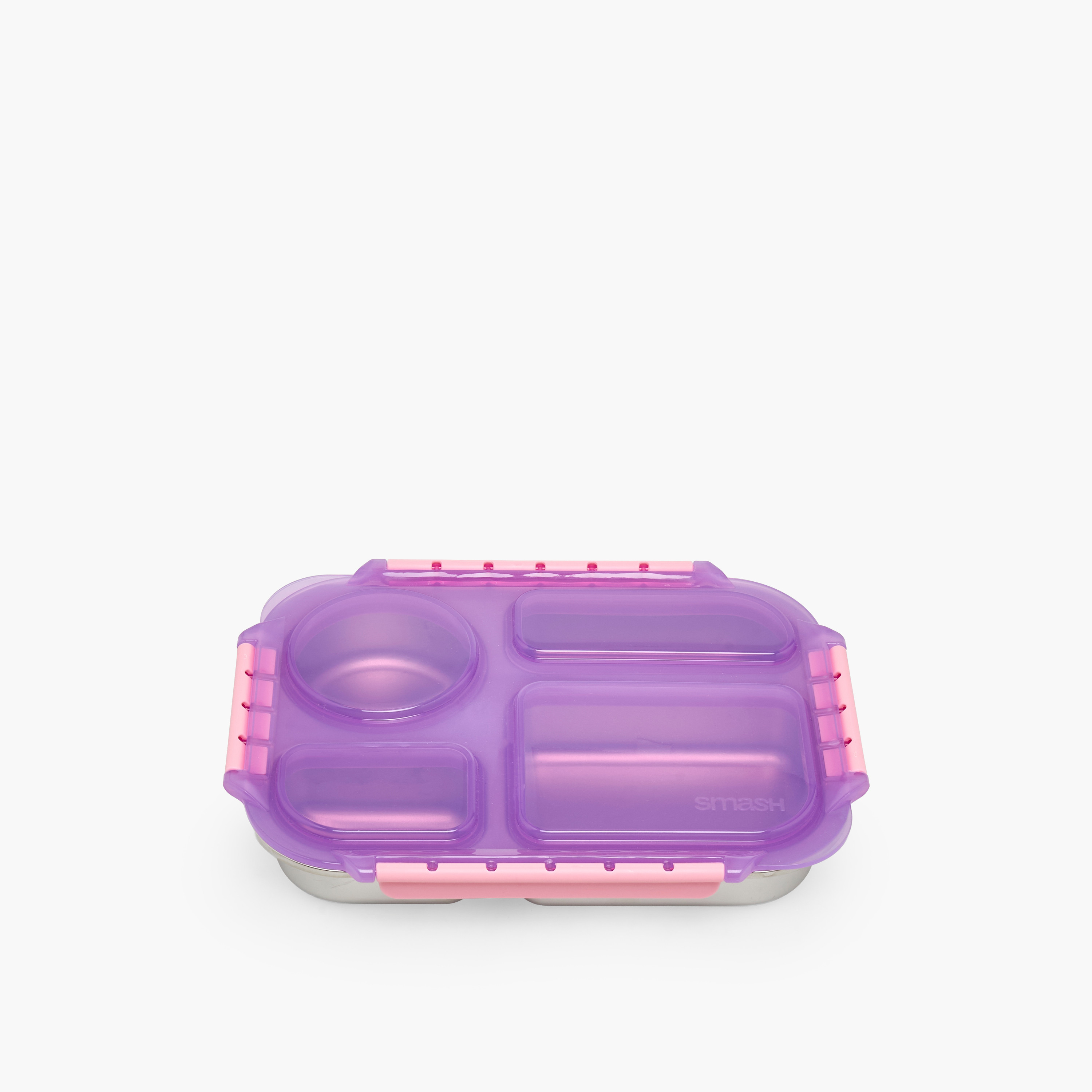 Smash Solid Bento Lunch Box for Kids with Clip Lock Closure-school-lunchessentials-lunchboxes-image-1