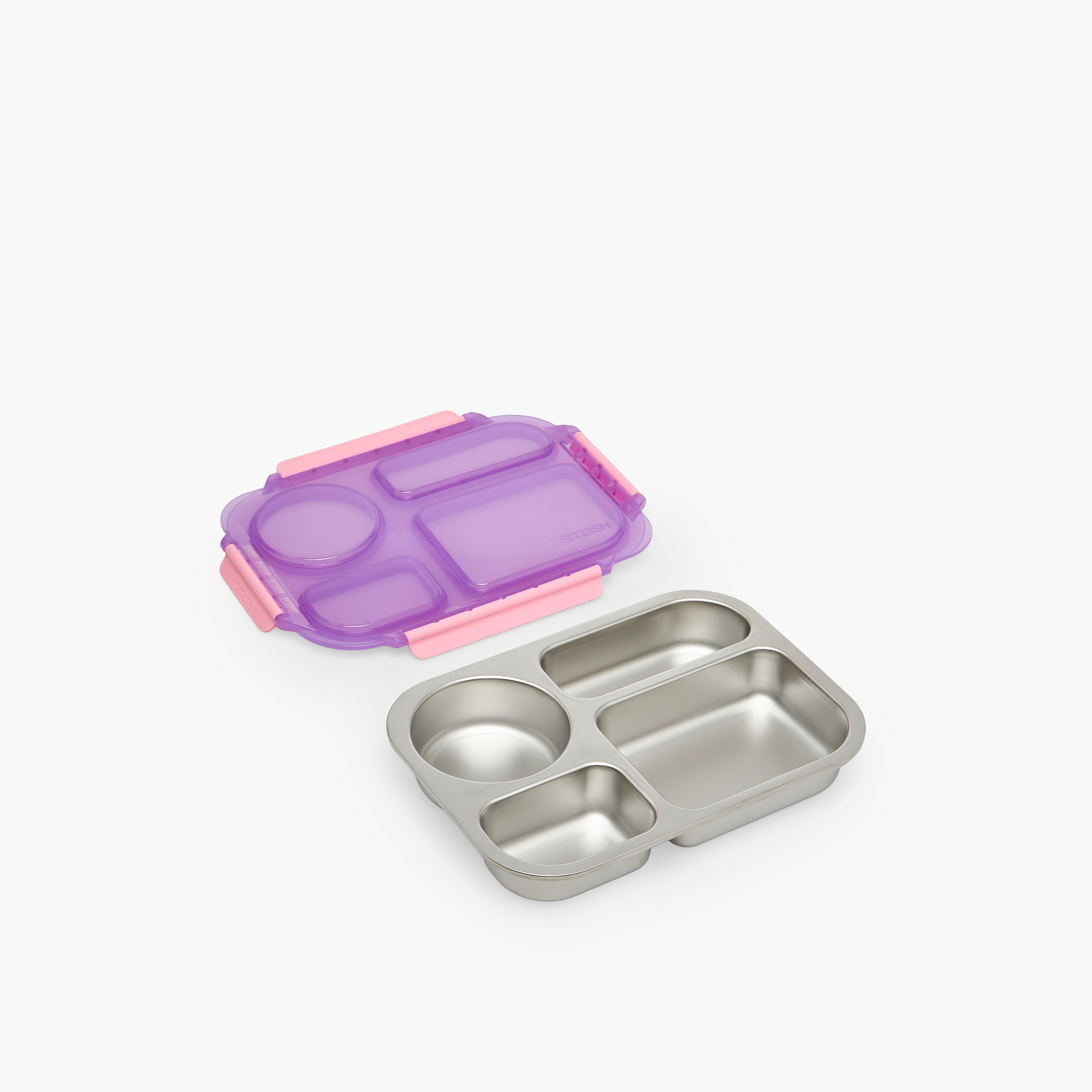 Smash Solid Bento Lunch Box for Kids with Clip Lock Closure-school-lunchessentials-lunchboxes-image-5
