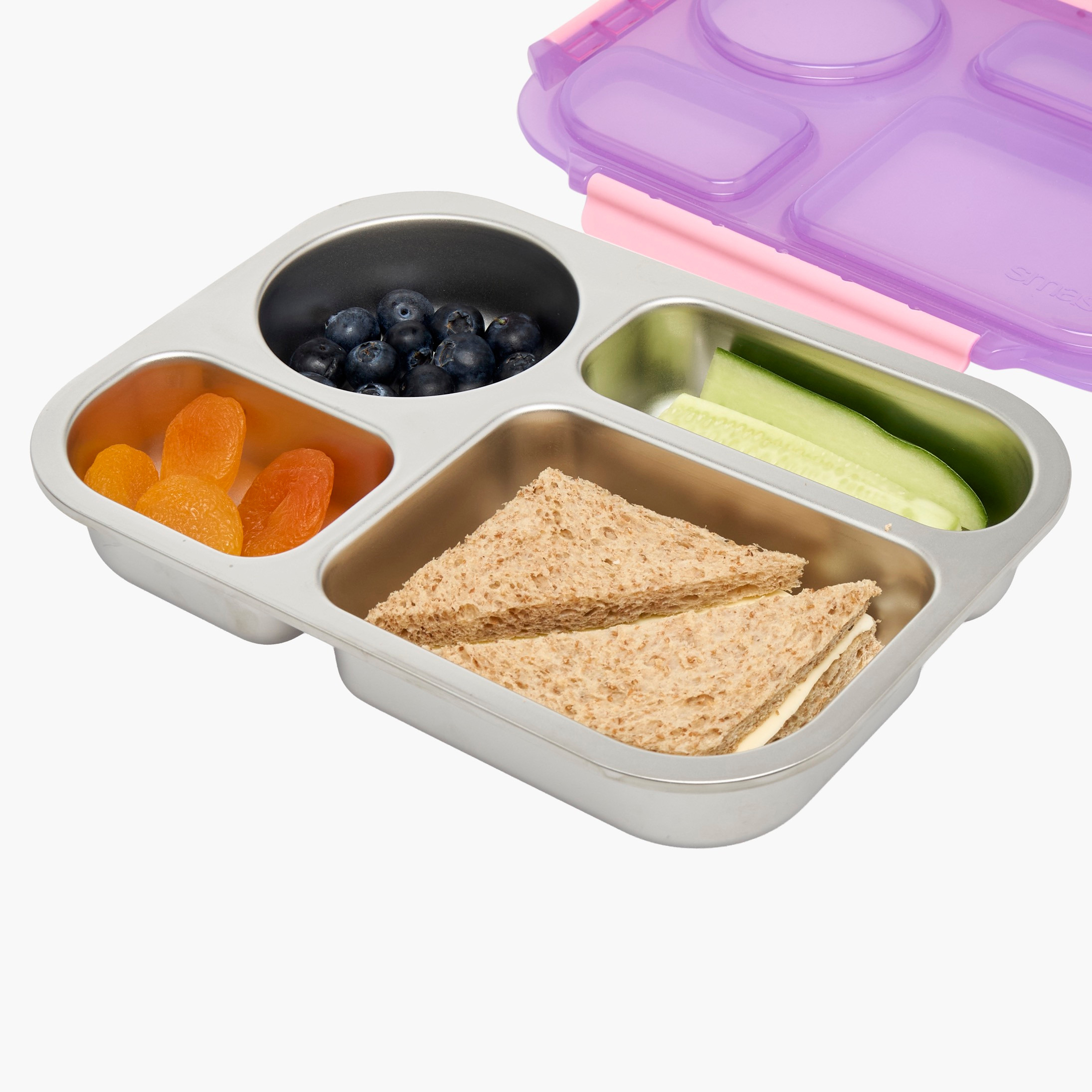 Smash Solid Bento Lunch Box for Kids with Clip Lock Closure-school-lunchessentials-lunchboxes-image-9