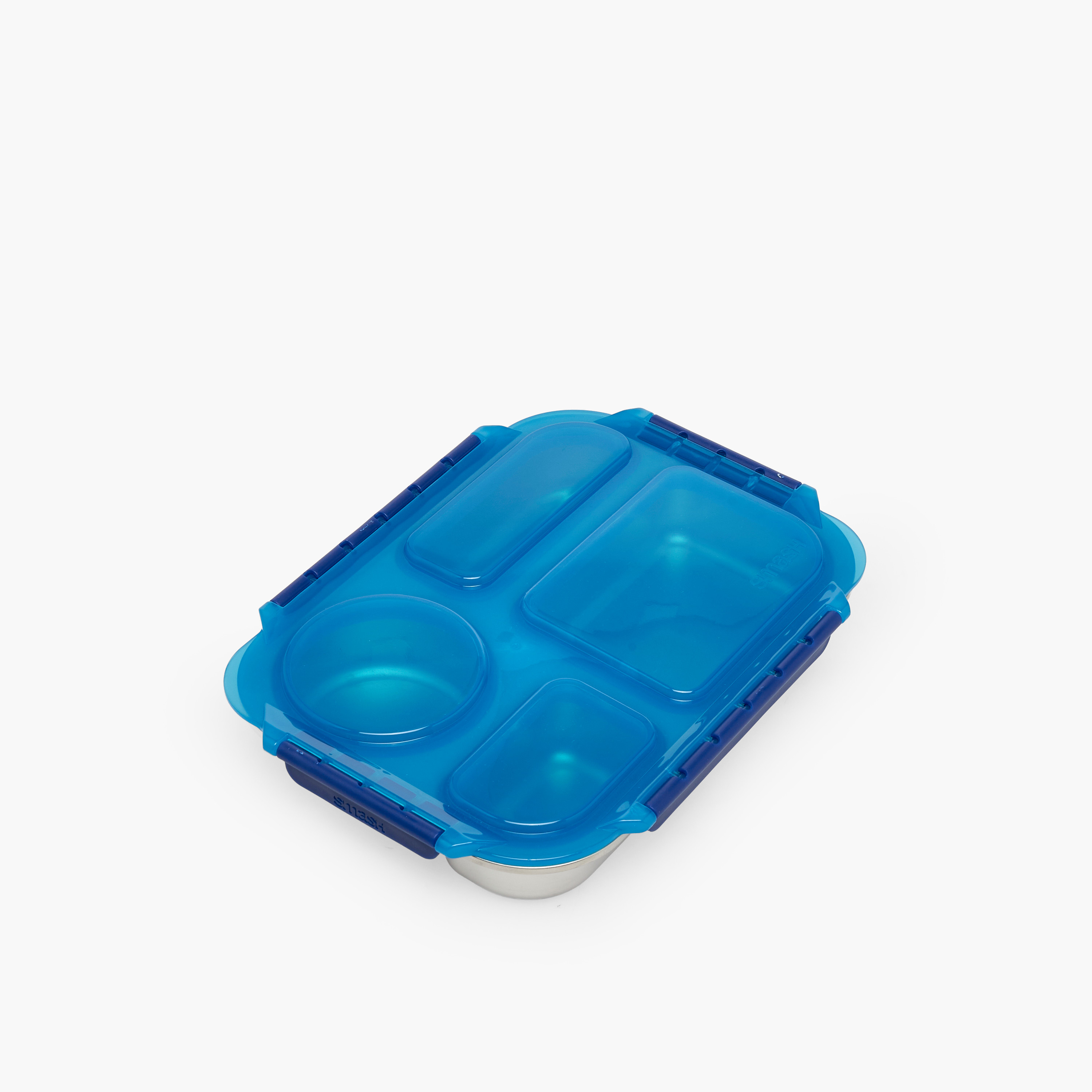 Smash Solid Bento Lunch Box for Kids with Clip Lock Closure-school-lunchessentials-lunchboxes-image-1