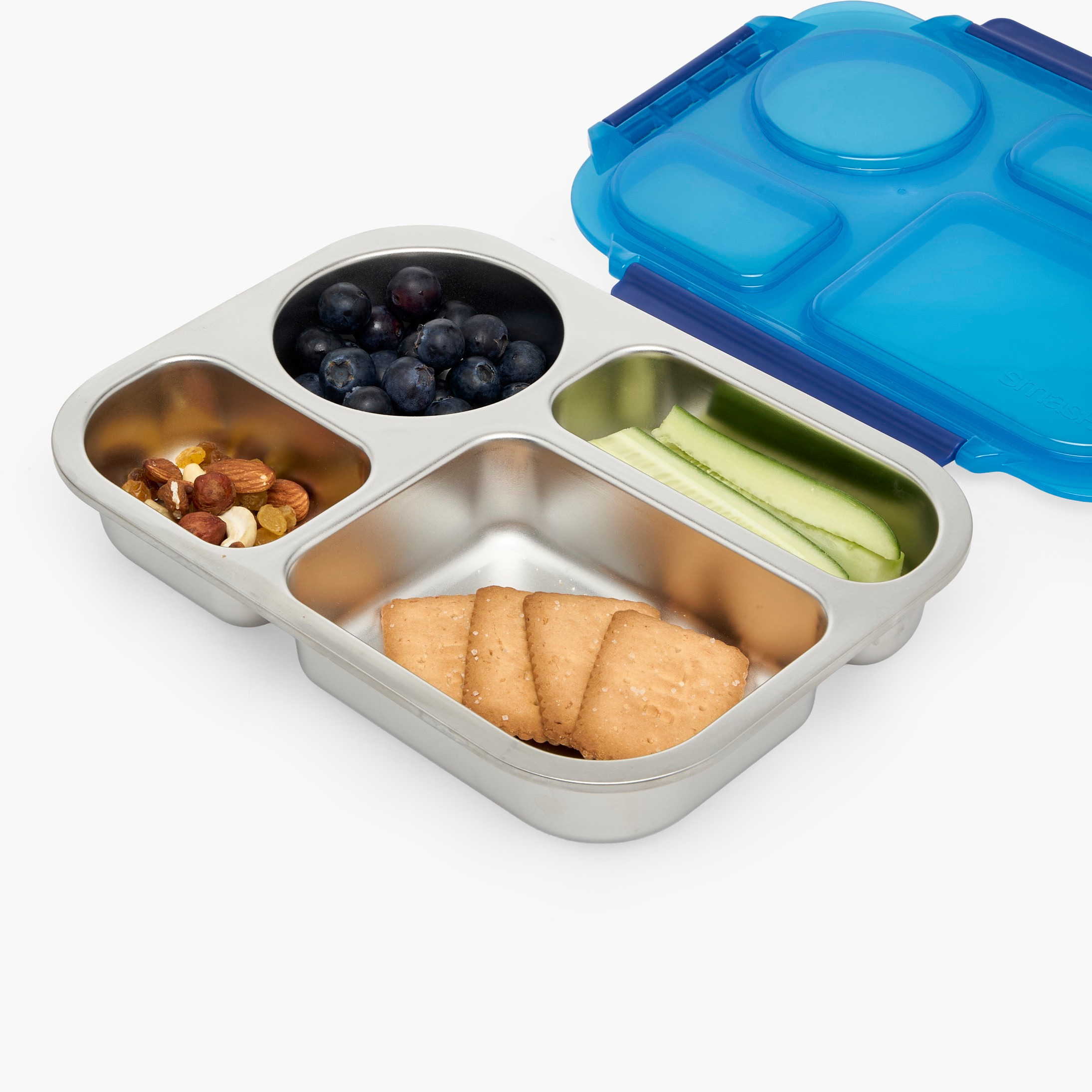 Smash Solid Bento Lunch Box for Kids with Clip Lock Closure-school-lunchessentials-lunchboxes-image-9