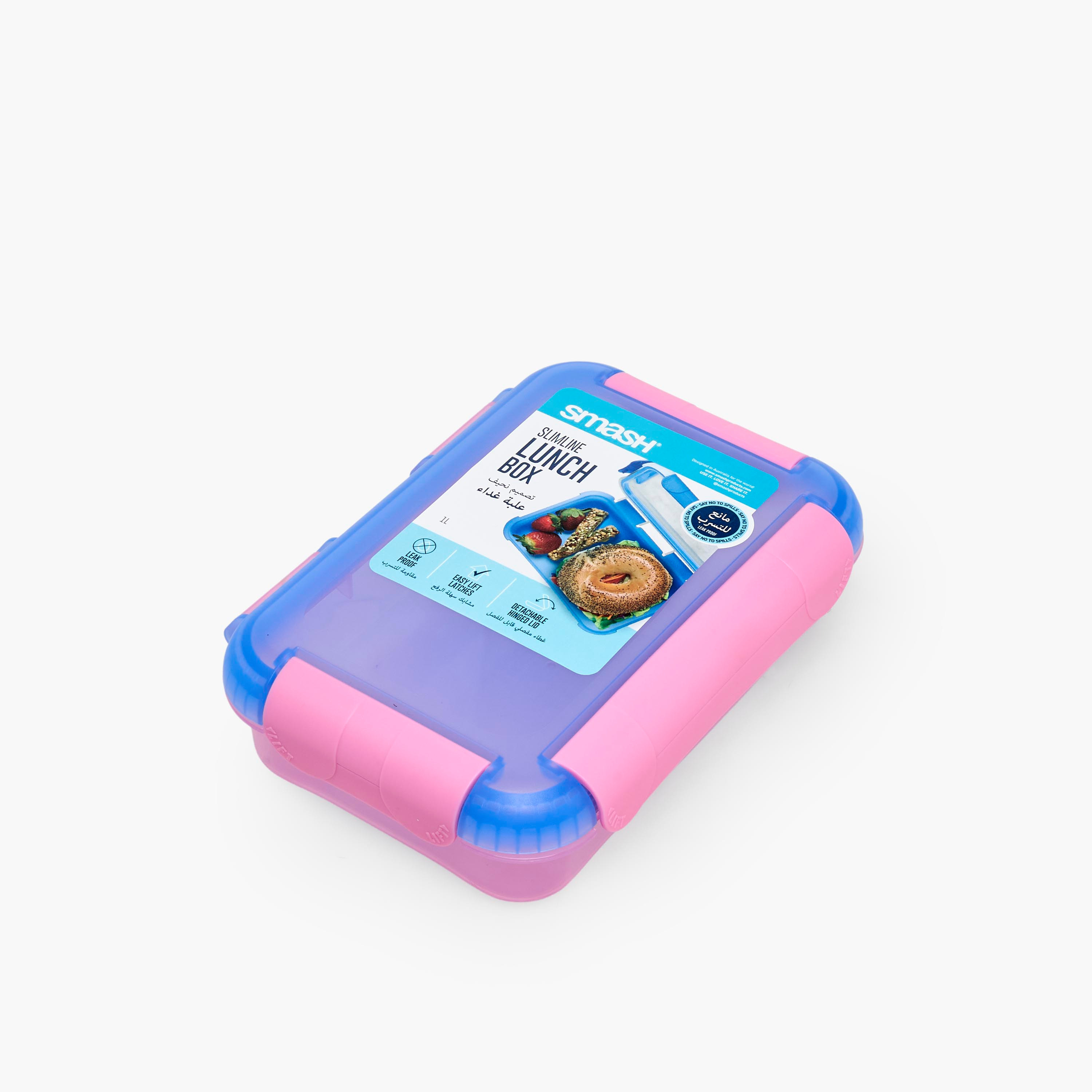 Smash Solid Bento Lunch Box for Kids with Detachable Hinged Lid-school-lunchessentials-lunchboxes-image-1