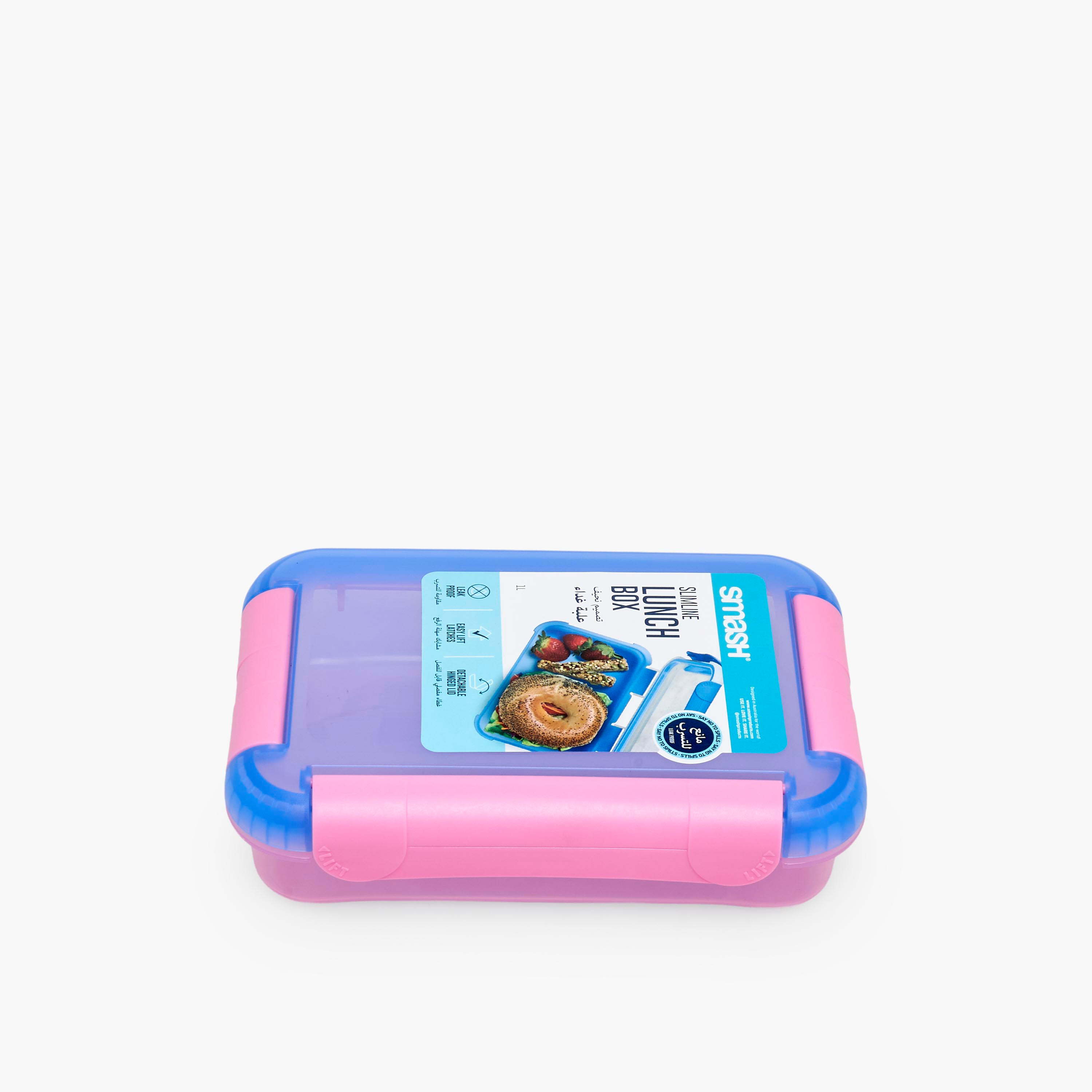 Smash Solid Bento Lunch Box for Kids with Detachable Hinged Lid-school-lunchessentials-lunchboxes-image-2