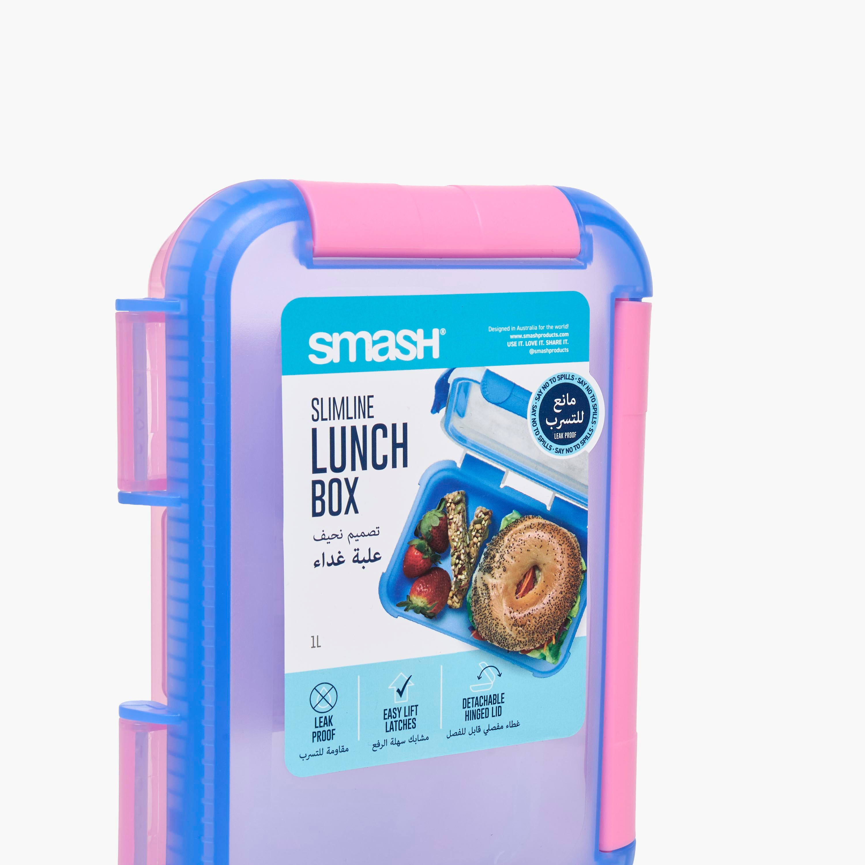 Smash Solid Bento Lunch Box for Kids with Detachable Hinged Lid-school-lunchessentials-lunchboxes-image-4