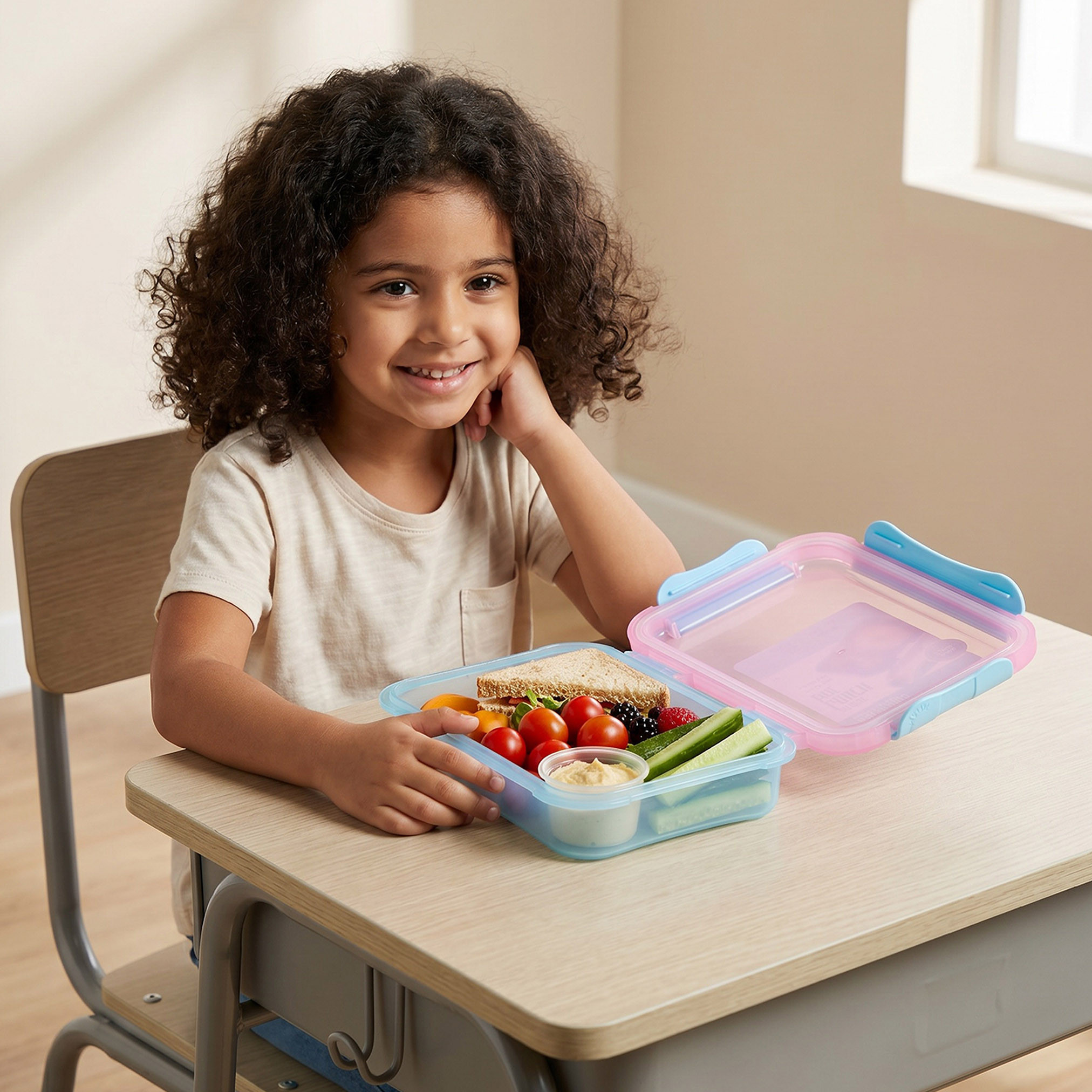 صندوق غداء بنتو سادة للأطفال بغطاء مفصلي قابل للفصل من سماش-school-lunchessentials-lunchboxes-image-15