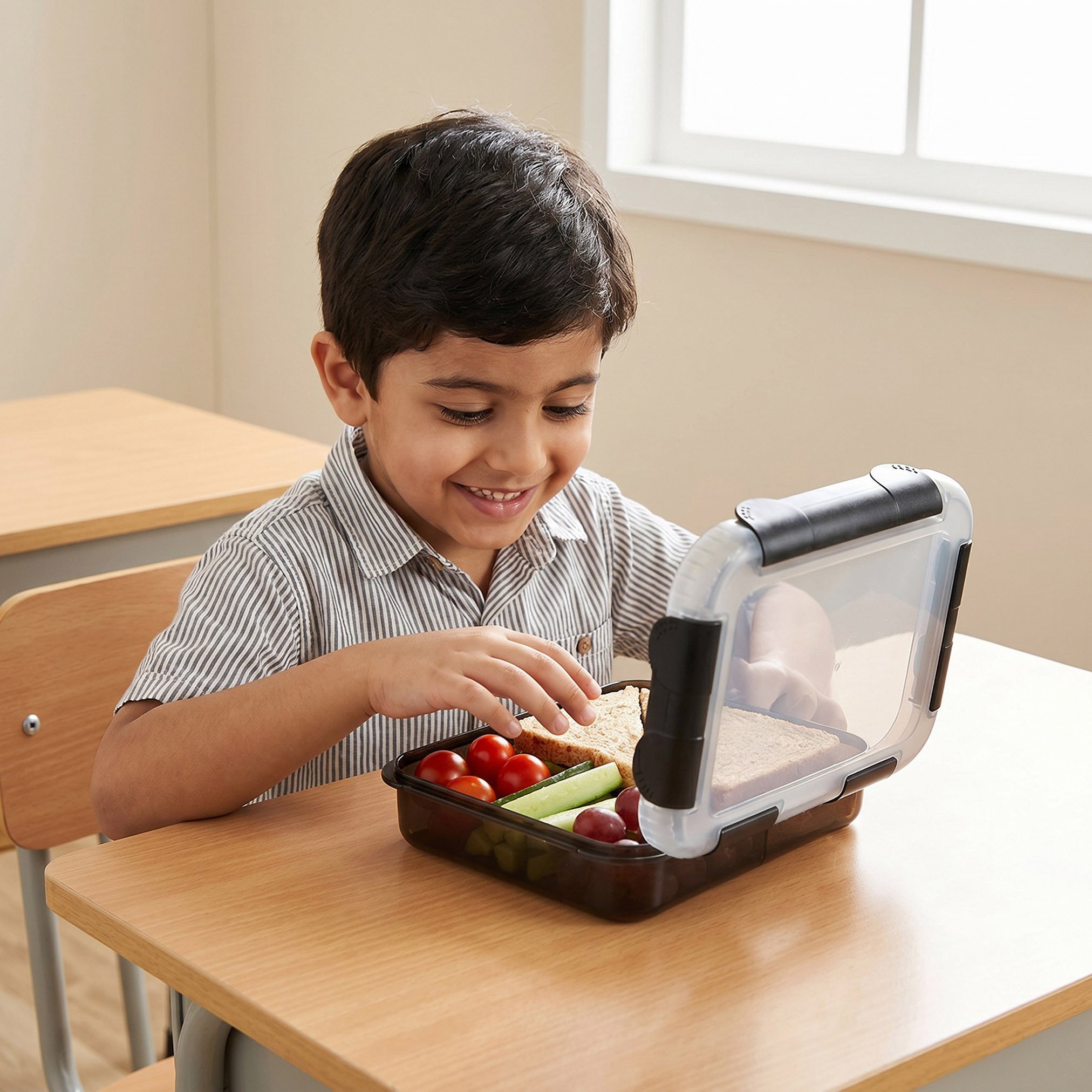 صندوق غداء بنتو سادة للأطفال بغطاء مفصلي قابل للفصل من سماش-school-lunchessentials-lunchboxes-image-36