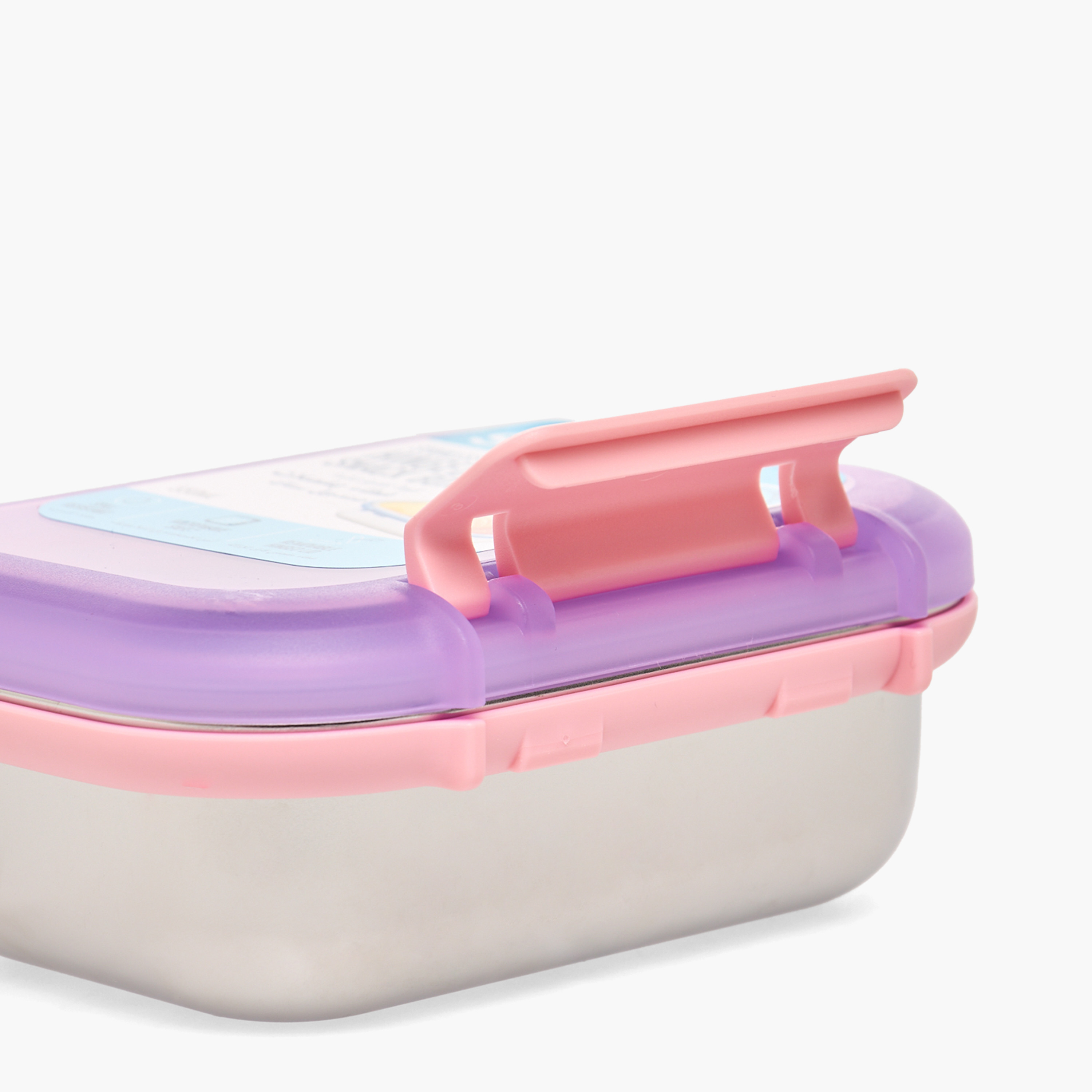 Smash Solid Bento Lunch Box for Girls with Hinged Lid - 550 ml-school-lunchessentials-lunchboxes-image-6