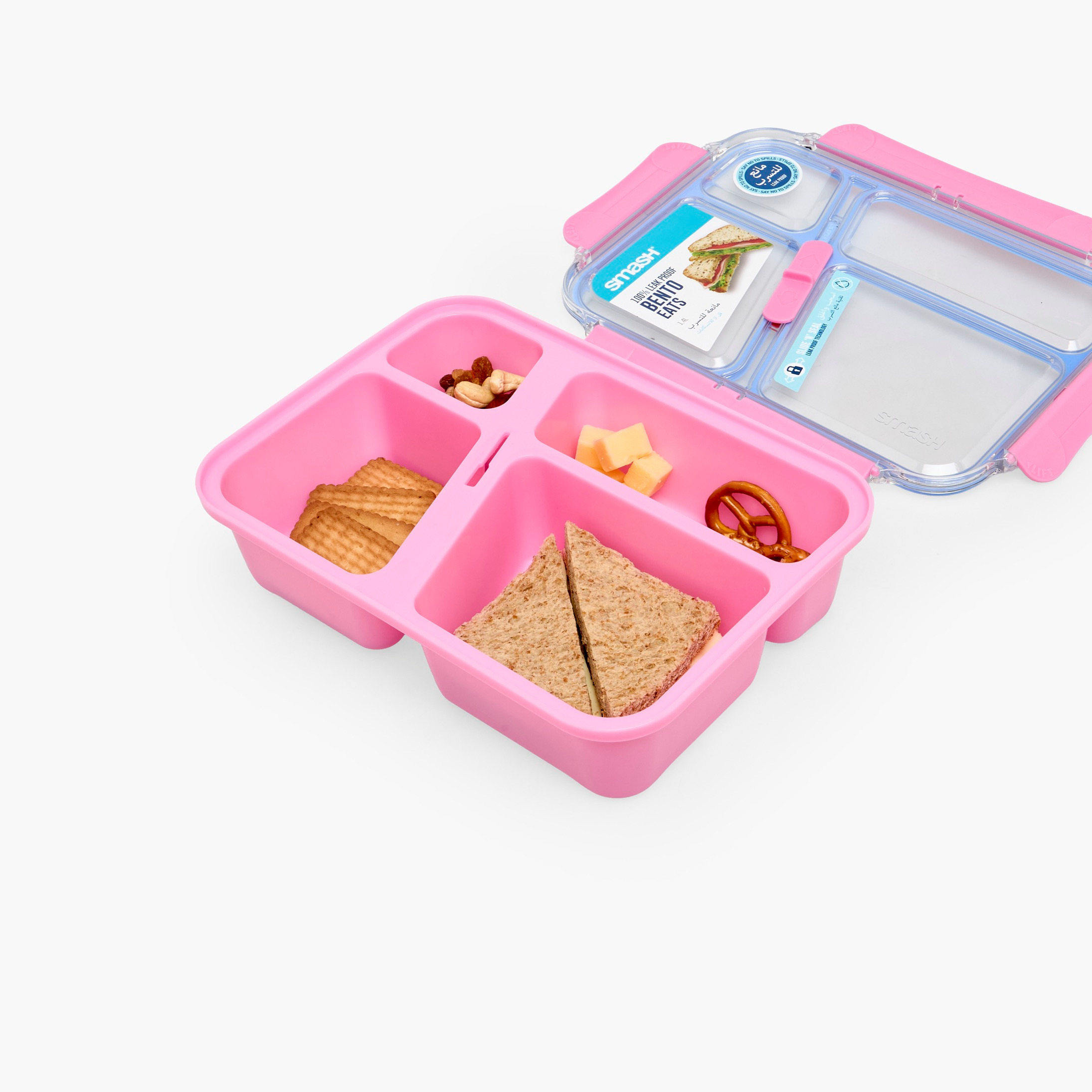 Smash Solid Bento Box for Kids with Clip Lock Lid-school-lunchessentials-lunchboxes-image-11