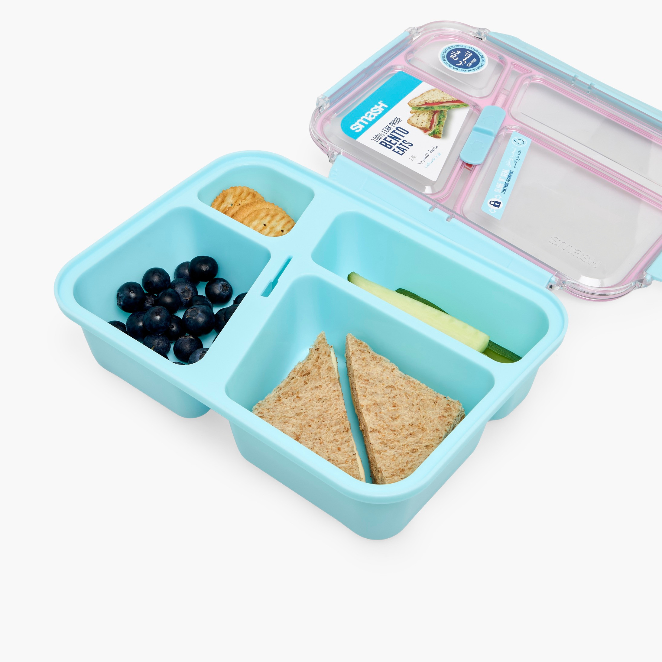 Smash Solid Bento Box for Kids with Clip Lock Lid-school-lunchessentials-lunchboxes-image-10