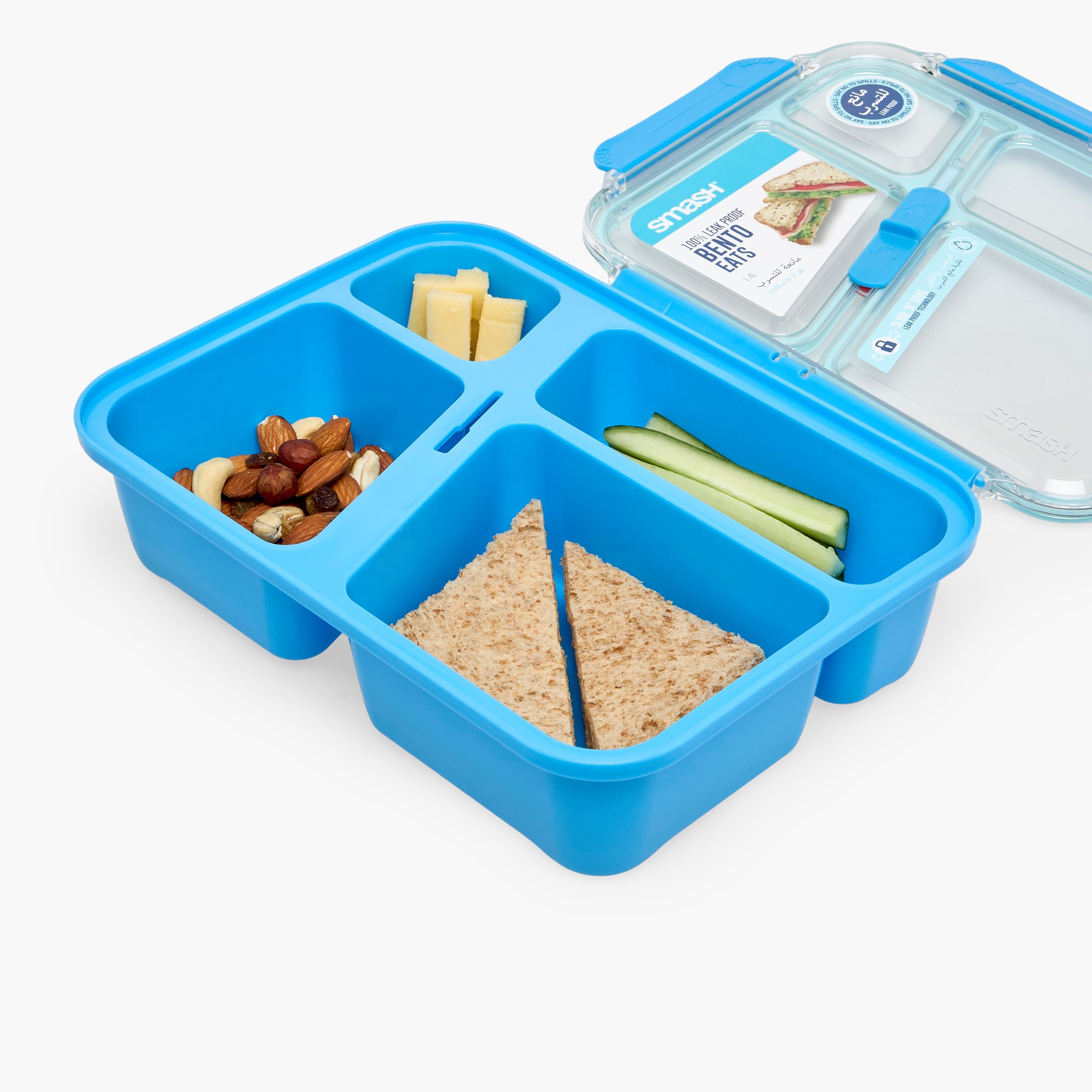 Smash Solid Bento Box for Kids with Clip Lock Lid-school-lunchessentials-lunchboxes-image-10