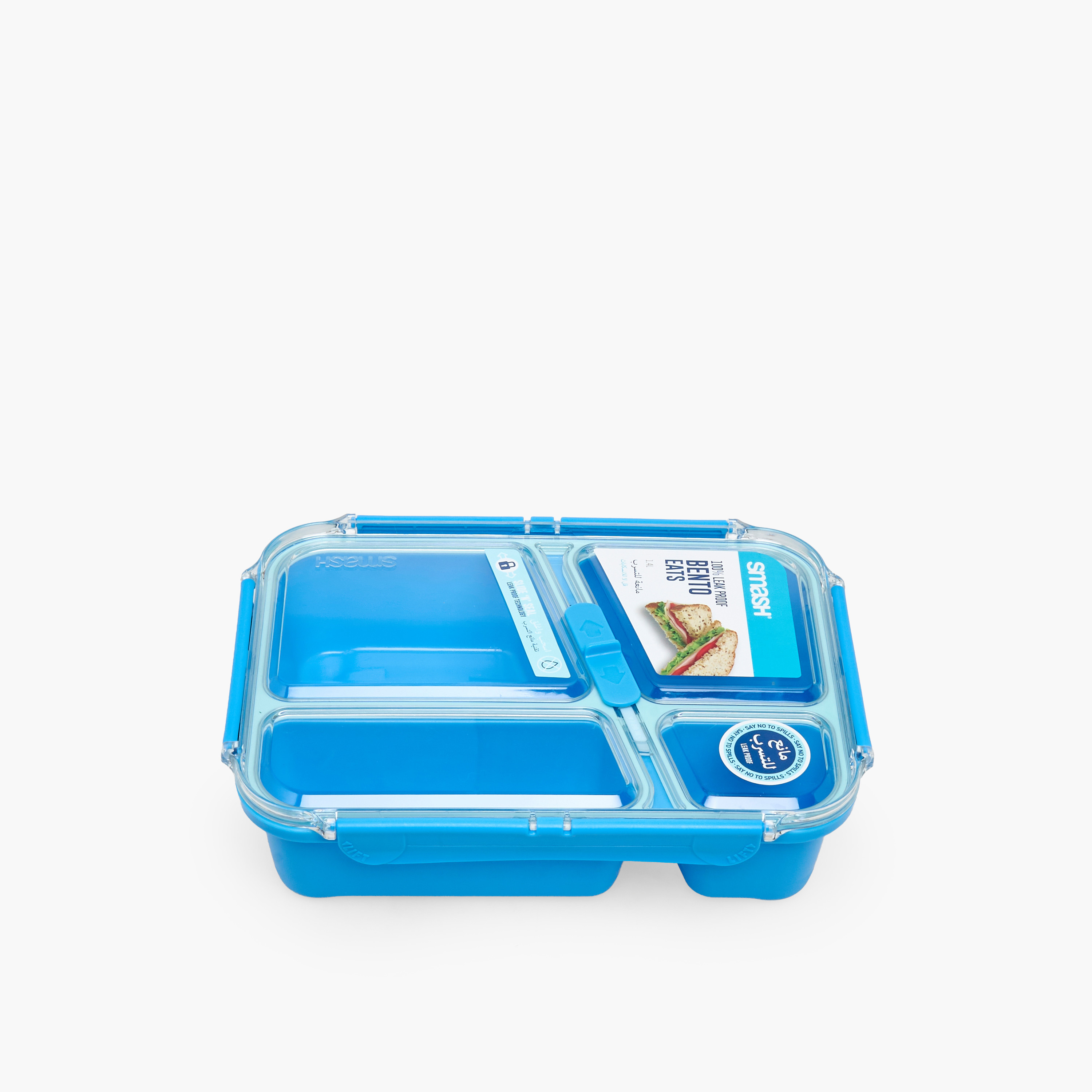 Smash Solid Bento Box for Kids with Clip Lock Lid-school-lunchessentials-lunchboxes-image-2