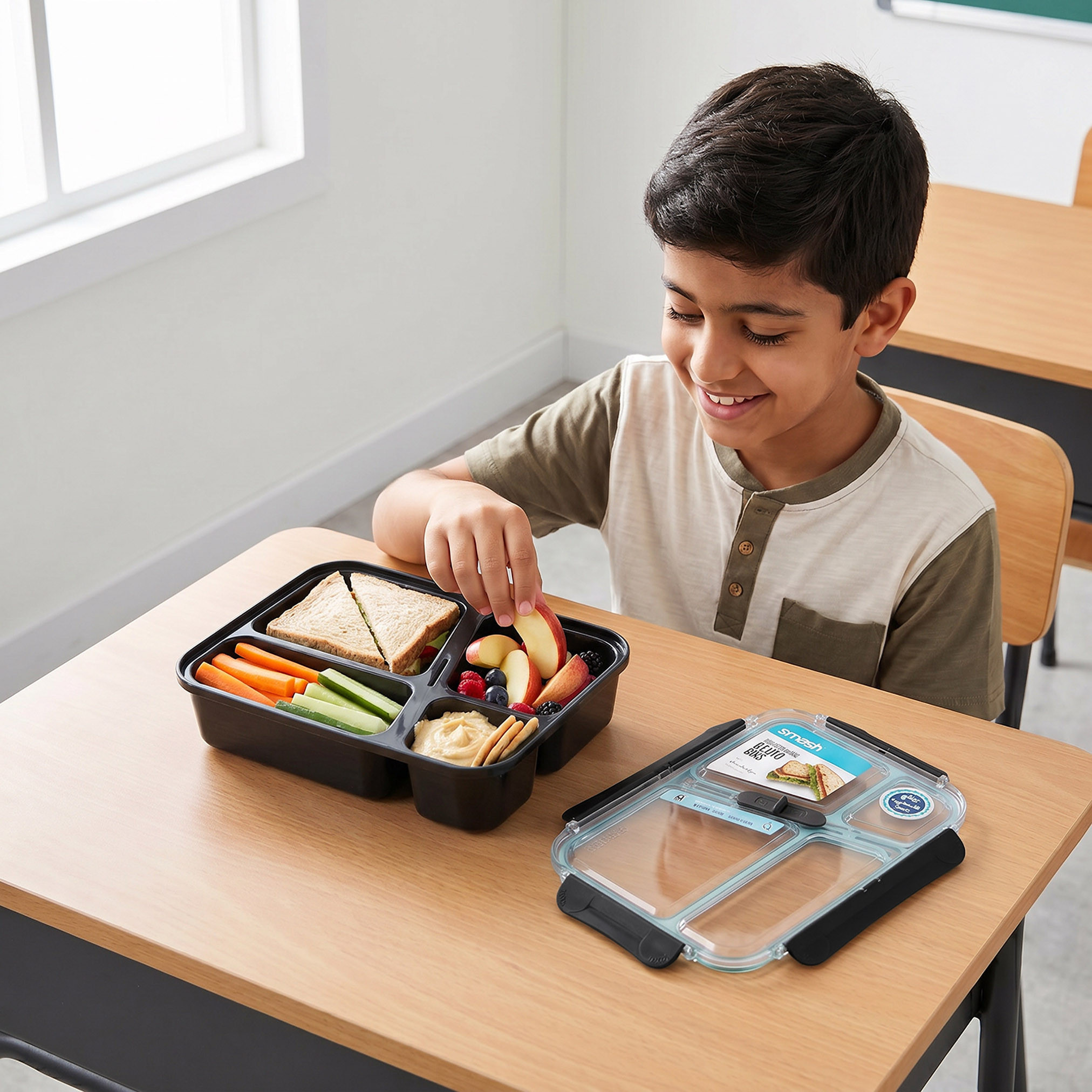 صندوق غداء سادة للأطفال بغطاء بقفل كبس من سماش-school-lunchessentials-lunchboxes-image-3
