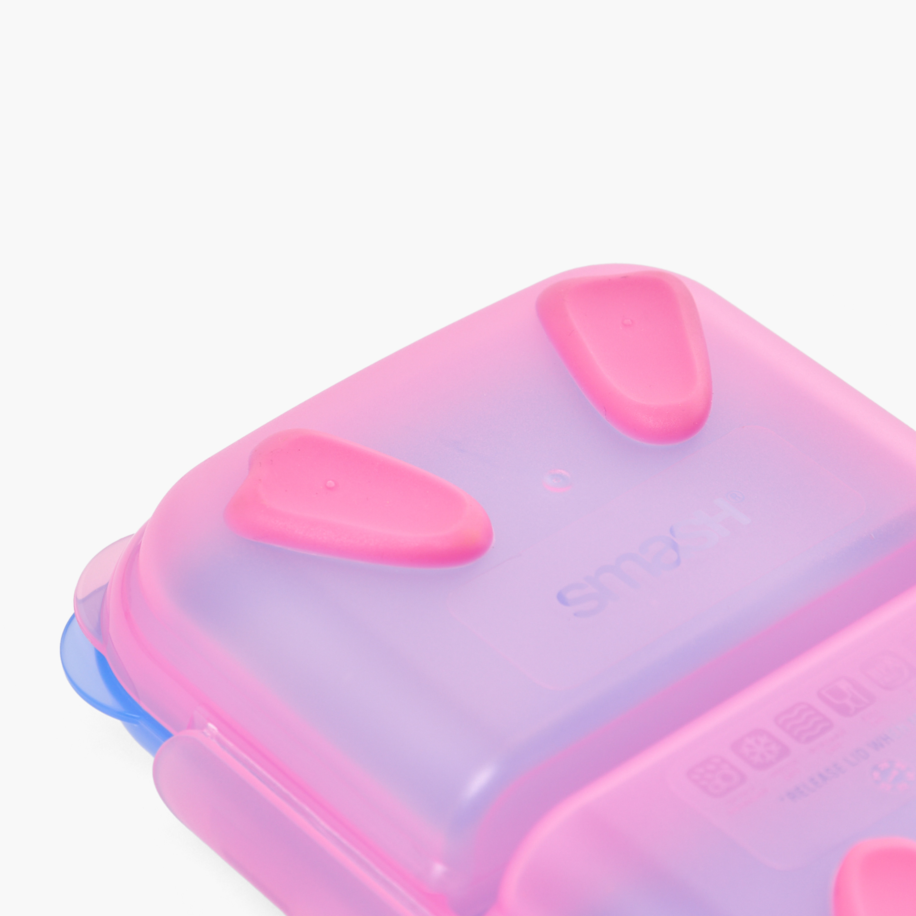 Smash Solid Bento Lunch Box for Girls with Clip Lock Lid - 550 ml-school-lunchessentials-lunchboxes-image-8