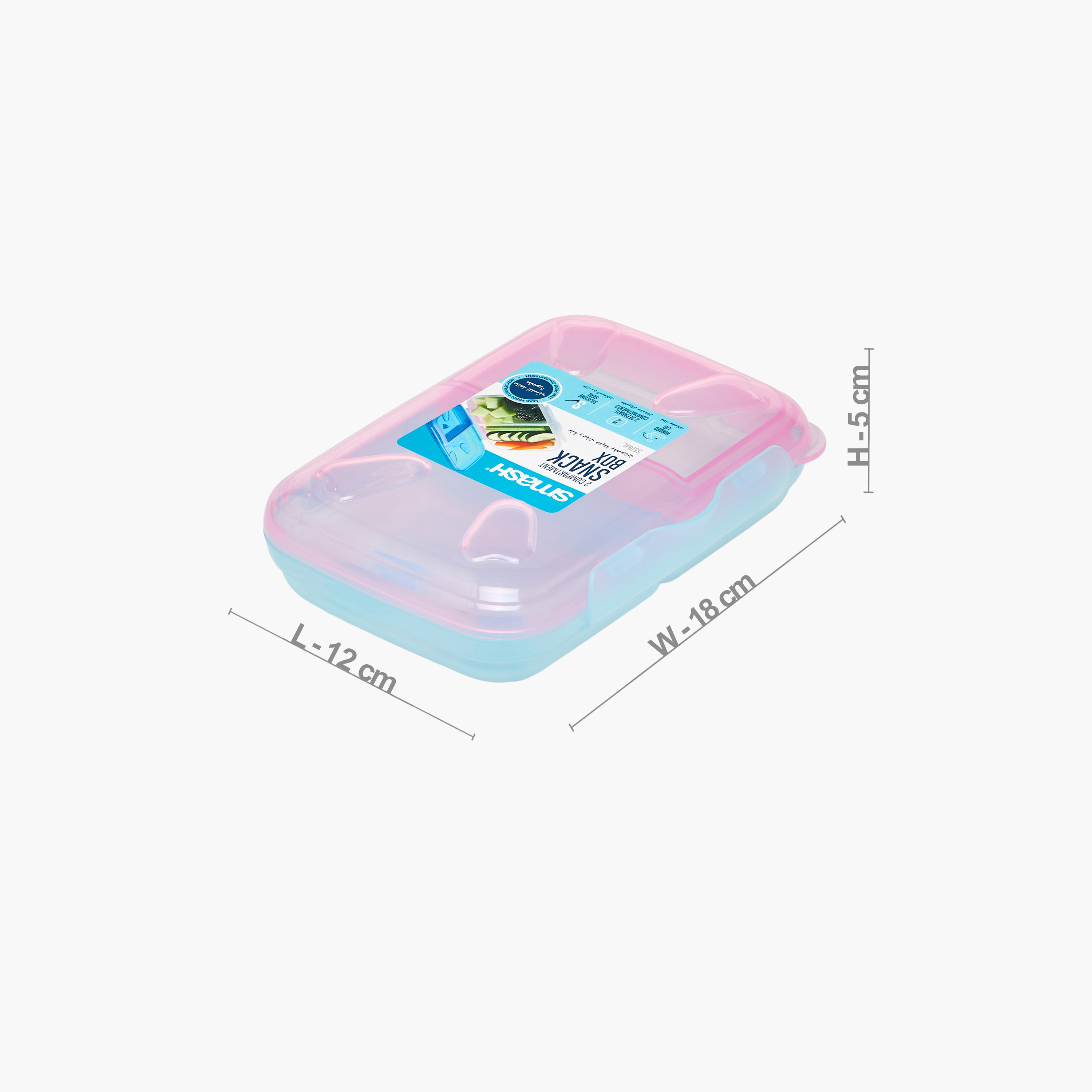 صندوق غداء بينتو بقوالب ملونة وغطاء بمشبك قفل من سماش-school-lunchessentials-lunchboxes-image-10