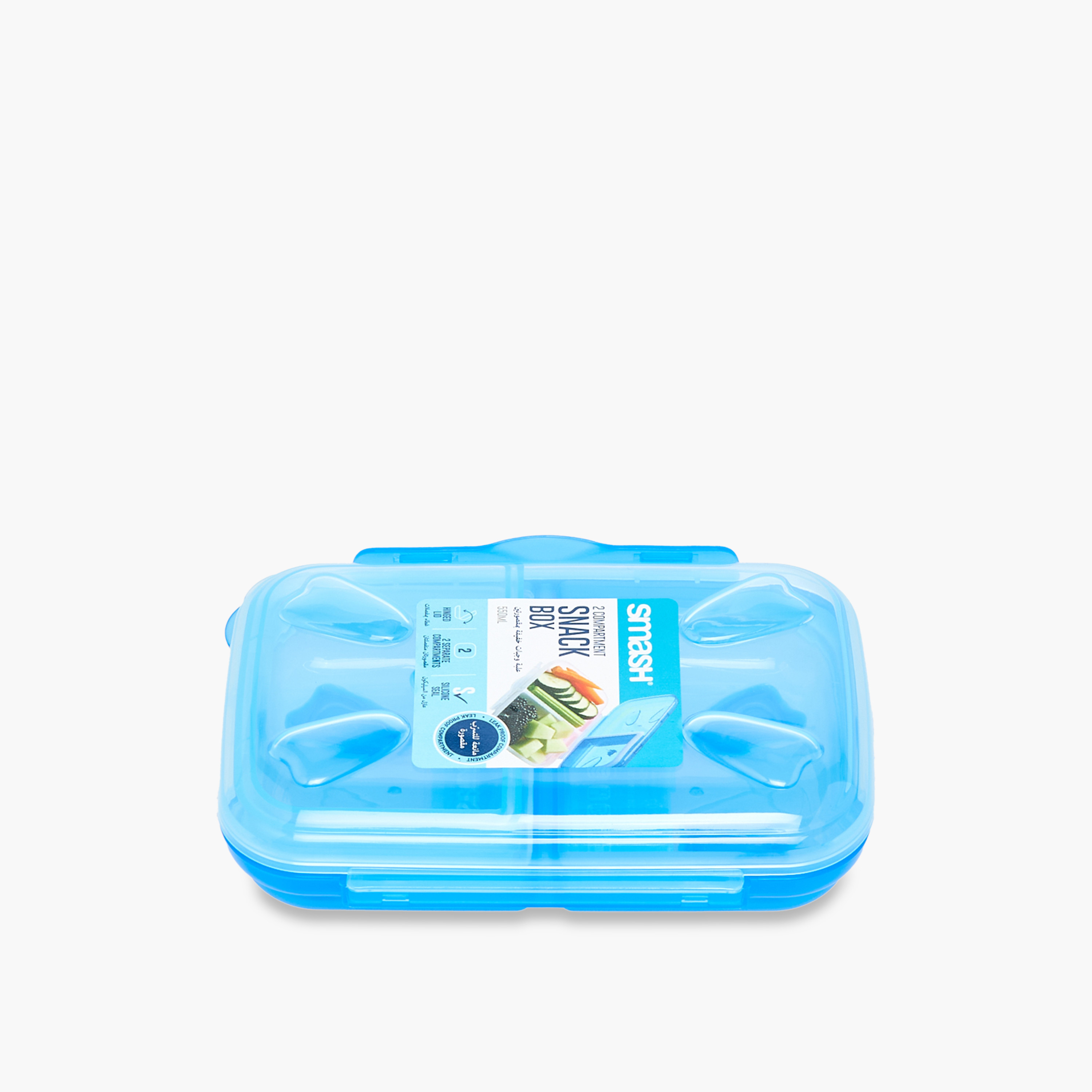 Smash Solid Bento Lunch Box for Boys with Silicone Seal - 550 ml-school-lunchessentials-lunchboxes-image-12