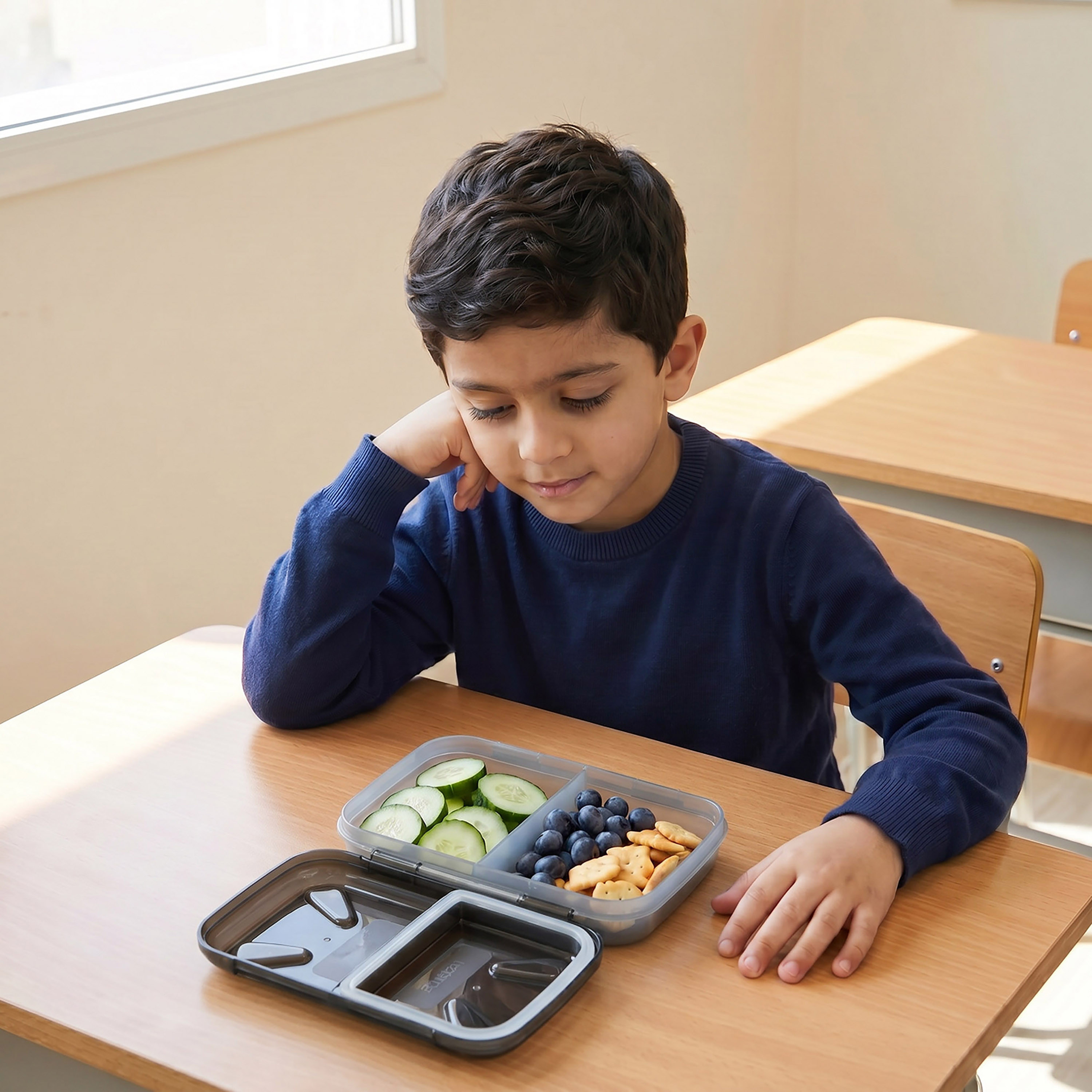 صندوق غداء سادة للأولاد مع غطاء بقفل كبس من سماش-school-lunchessentials-lunchboxes-image-3