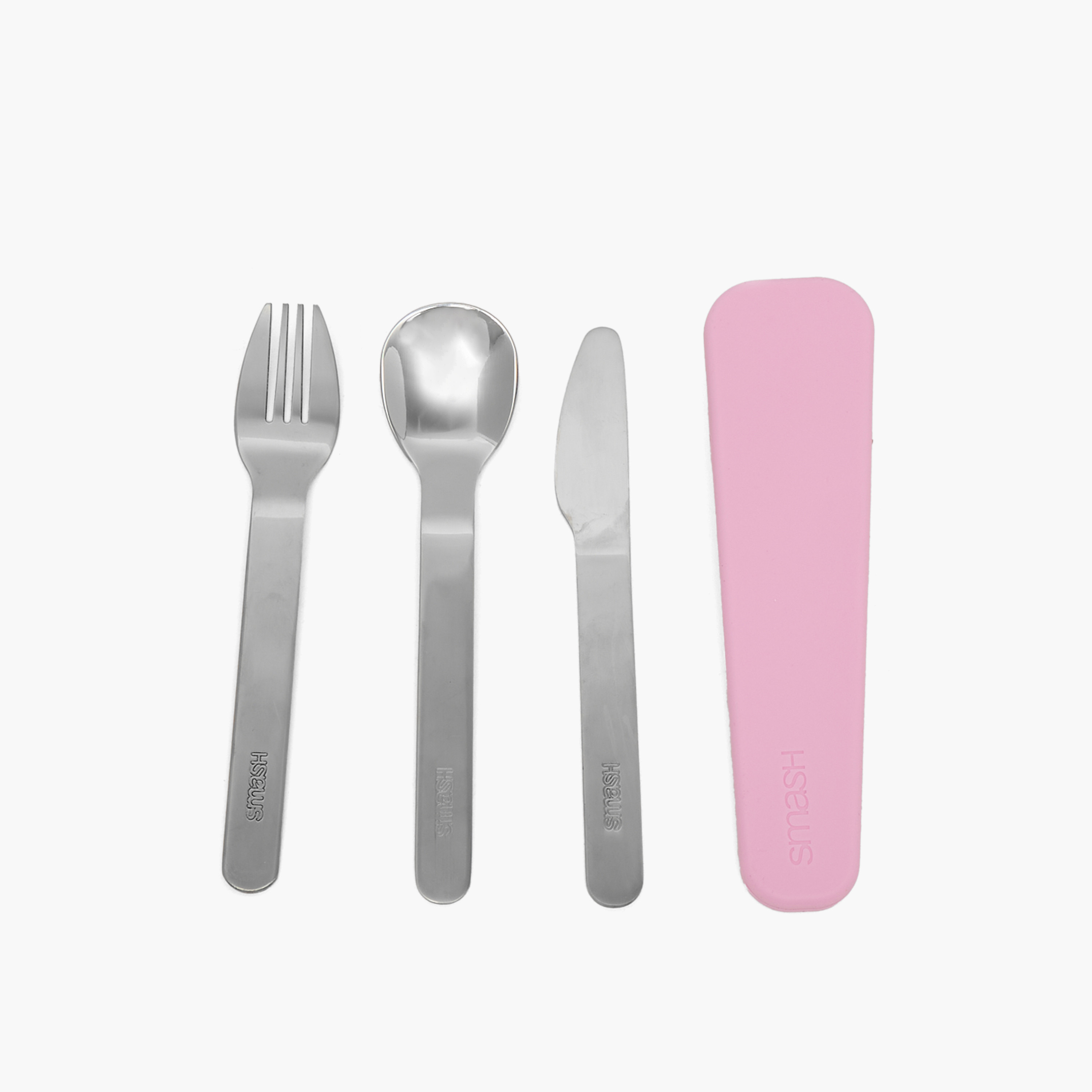 Set of 4 Smash Reusable Cutlery with Case-school-lunchessentials-cutleryandaccs-image-1