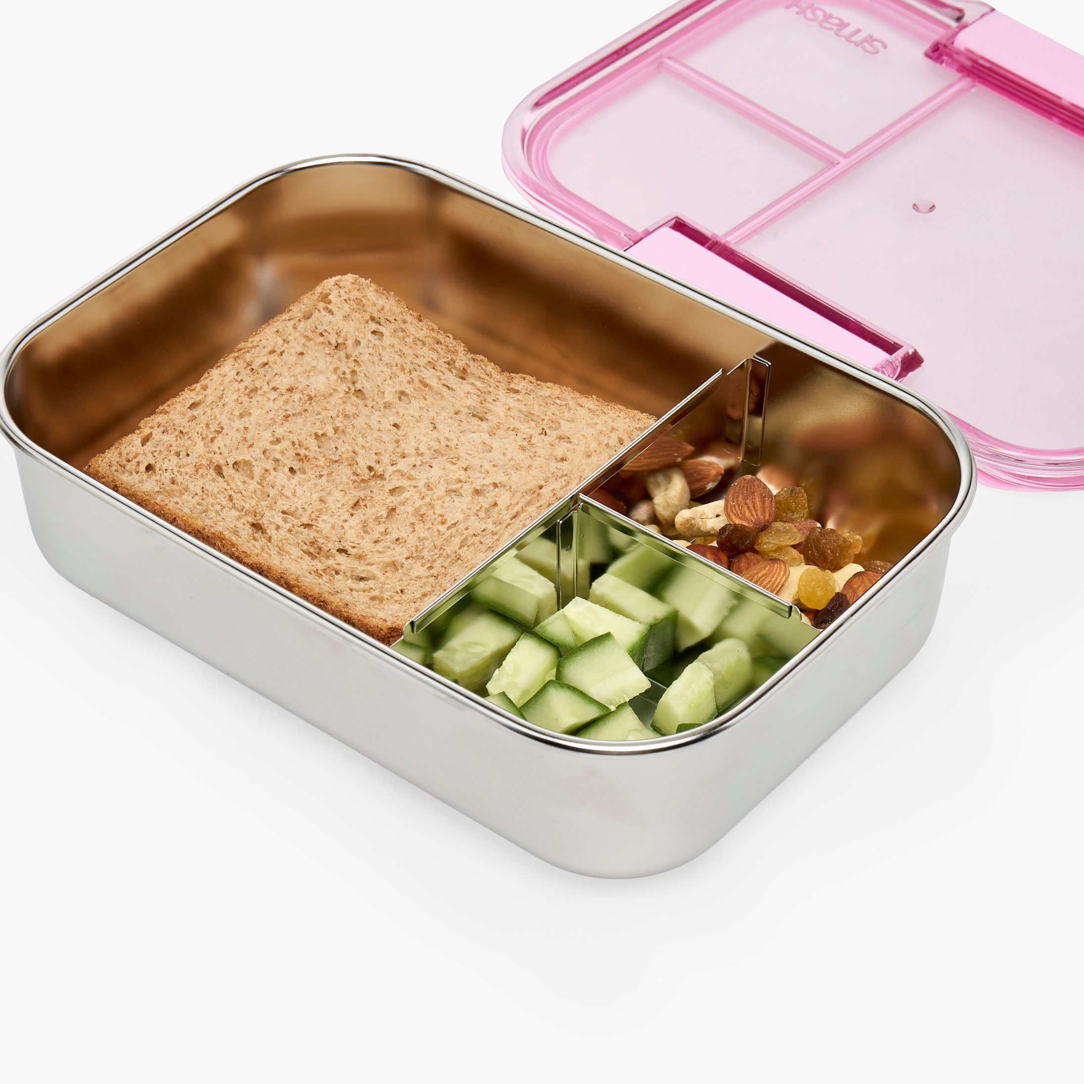 Smash Solid Bento Box for Kids with Clip Lock Lid-school-lunchessentials-lunchboxes-image-9