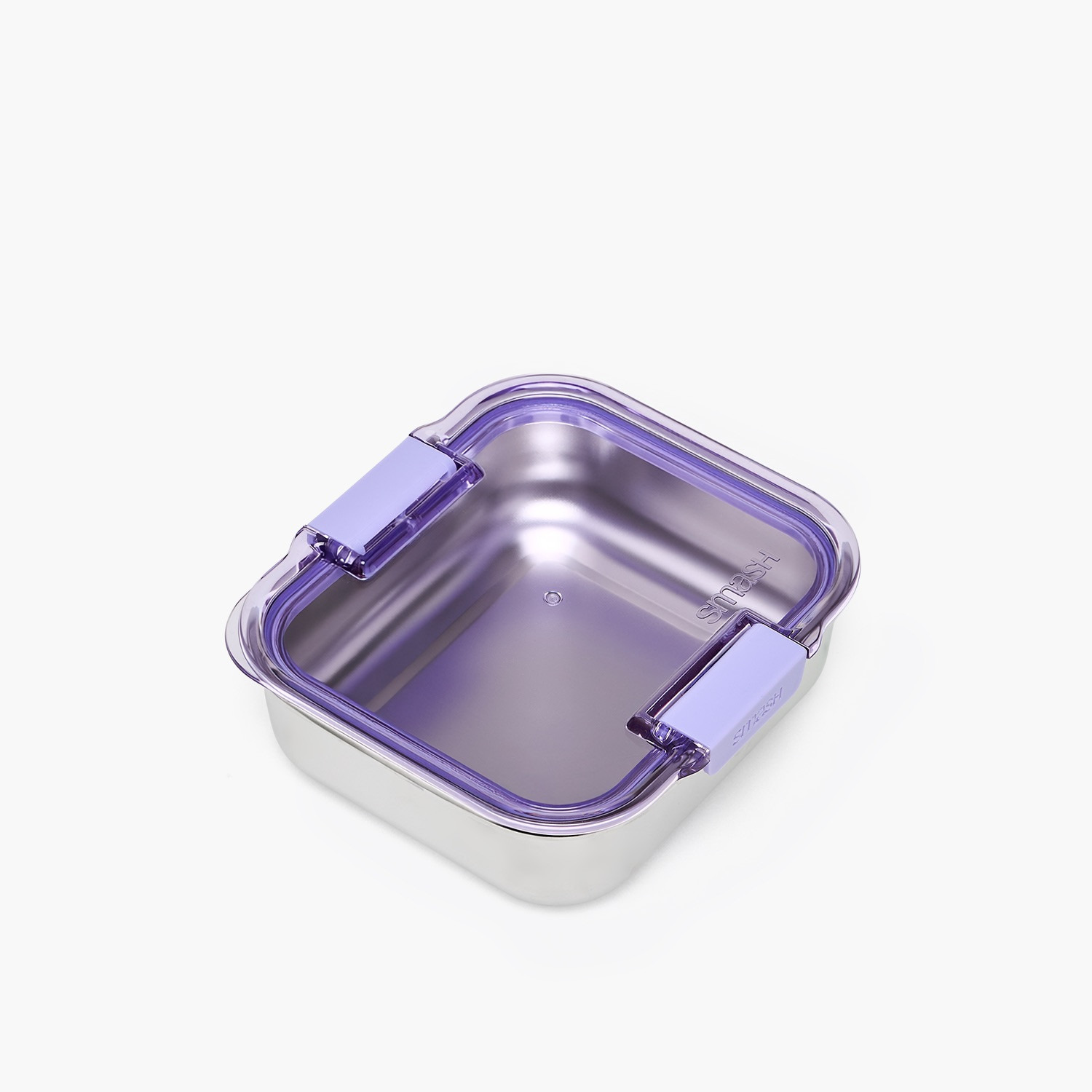 Smash Solid Lunch Box for Girls with Clip Lock Lid - 600 ml-school-lunchessentials-lunchboxes-image-1