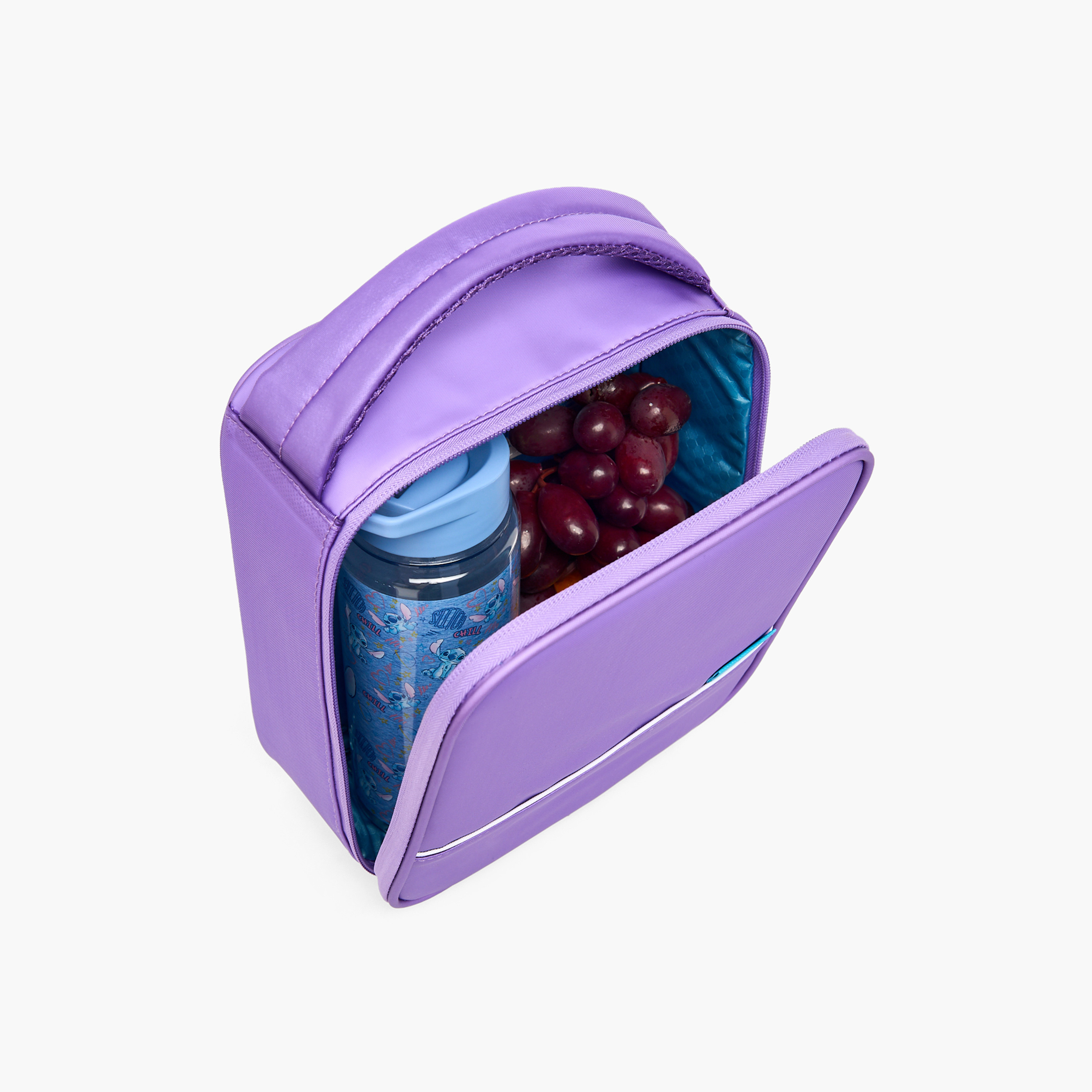 شنطة غداء سادة بسحاب إغلاق للبنات من 8-12 سنة من سماش-school-lunchessentials-lunchbags-image-4