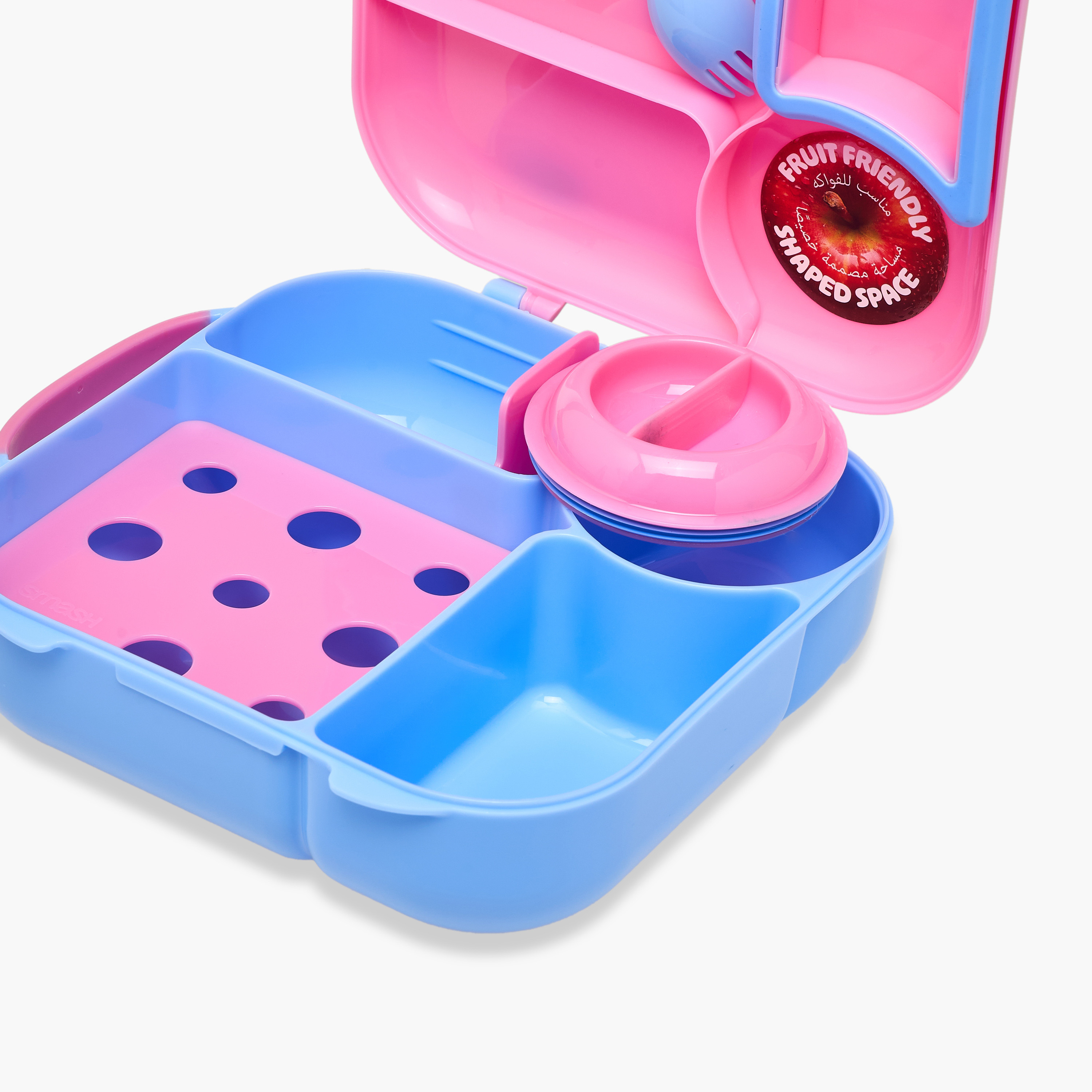 Smash Colourblock Bento Lunch Box for Kids 8-13 Years with Compartments-school-lunchessentials-lunchboxes-image-10