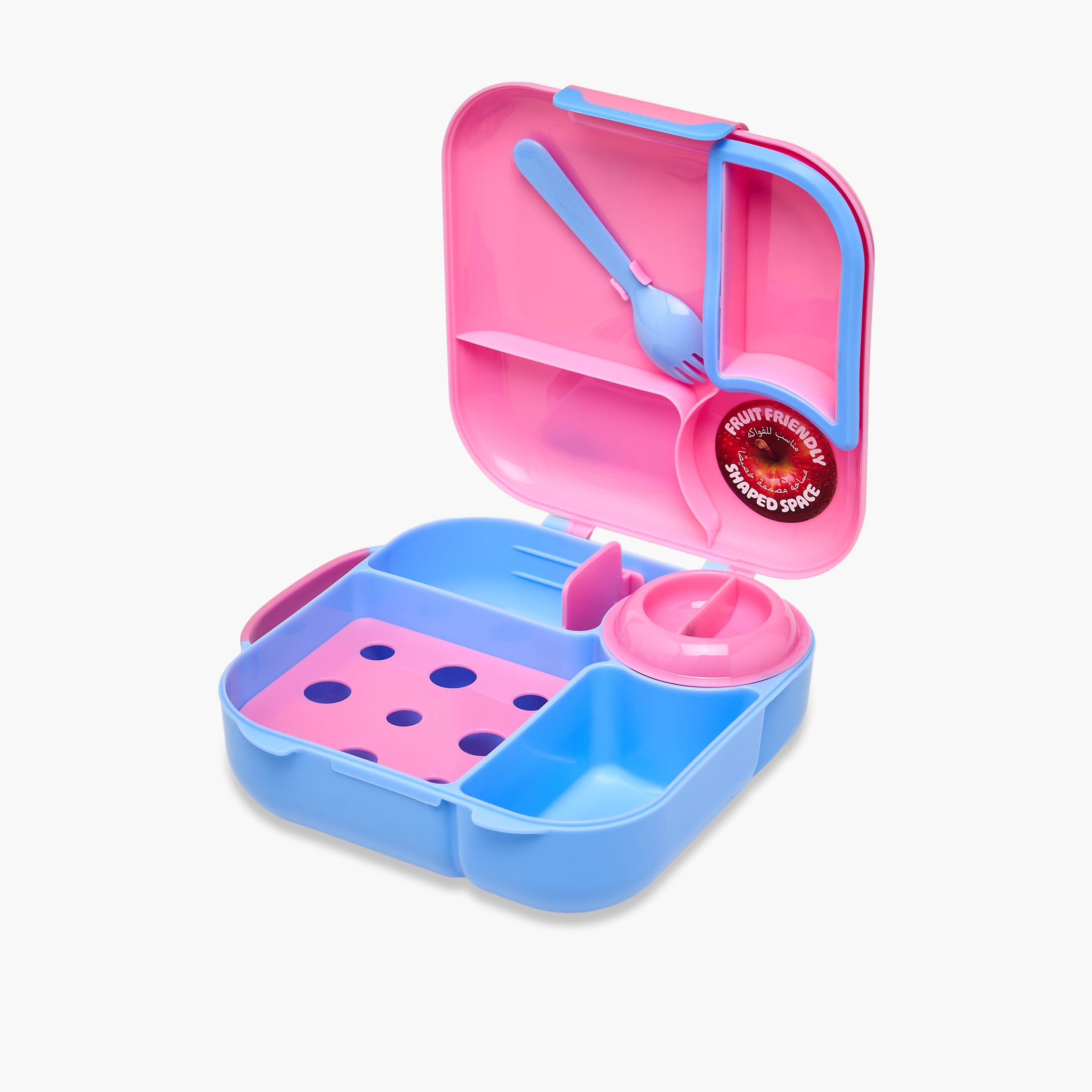 Smash Colourblock Bento Lunch Box for Kids 8-13 Years with Compartments-school-lunchessentials-lunchboxes-image-5