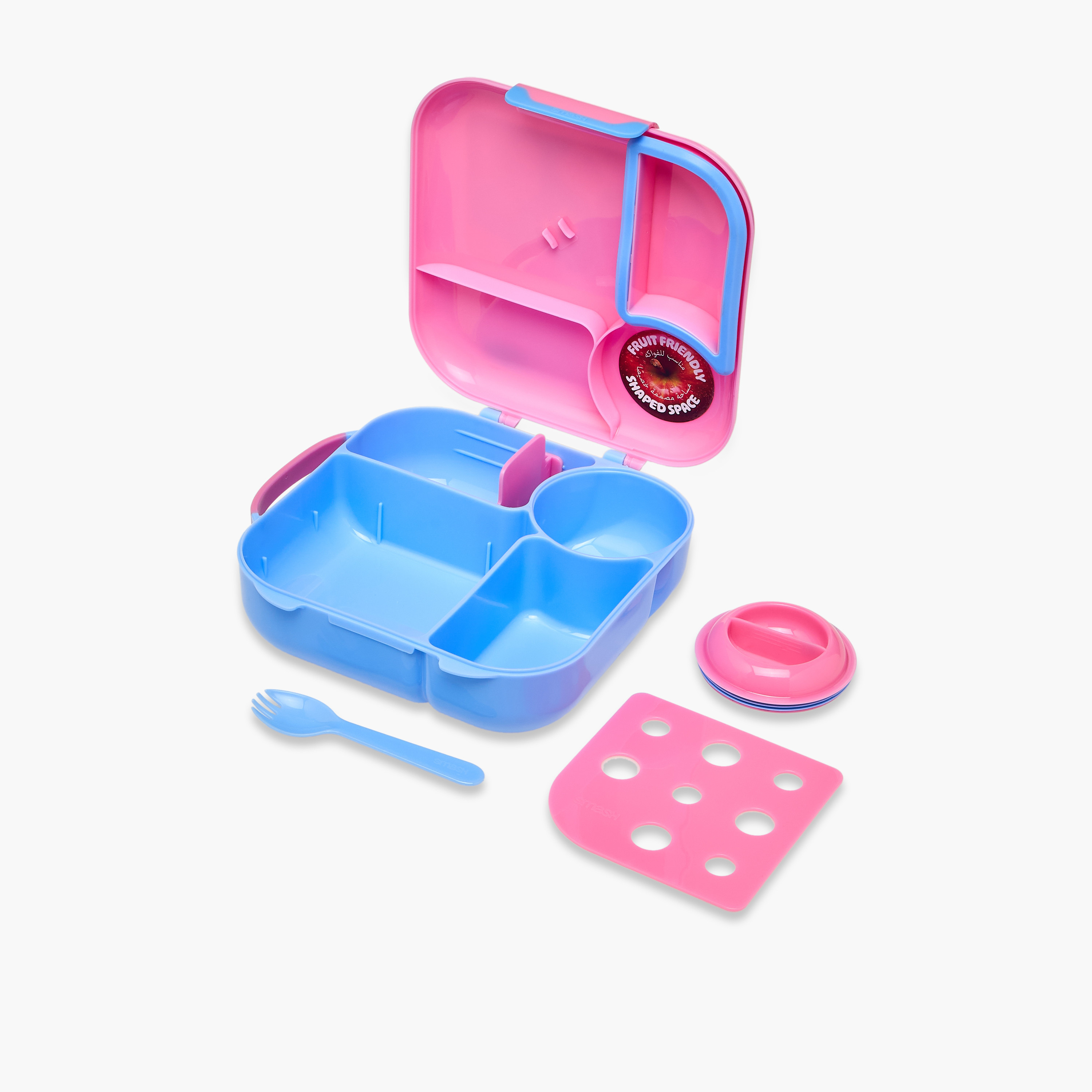 Smash Colourblock Bento Lunch Box for Kids 8-13 Years with Compartments-school-lunchessentials-lunchboxes-image-6