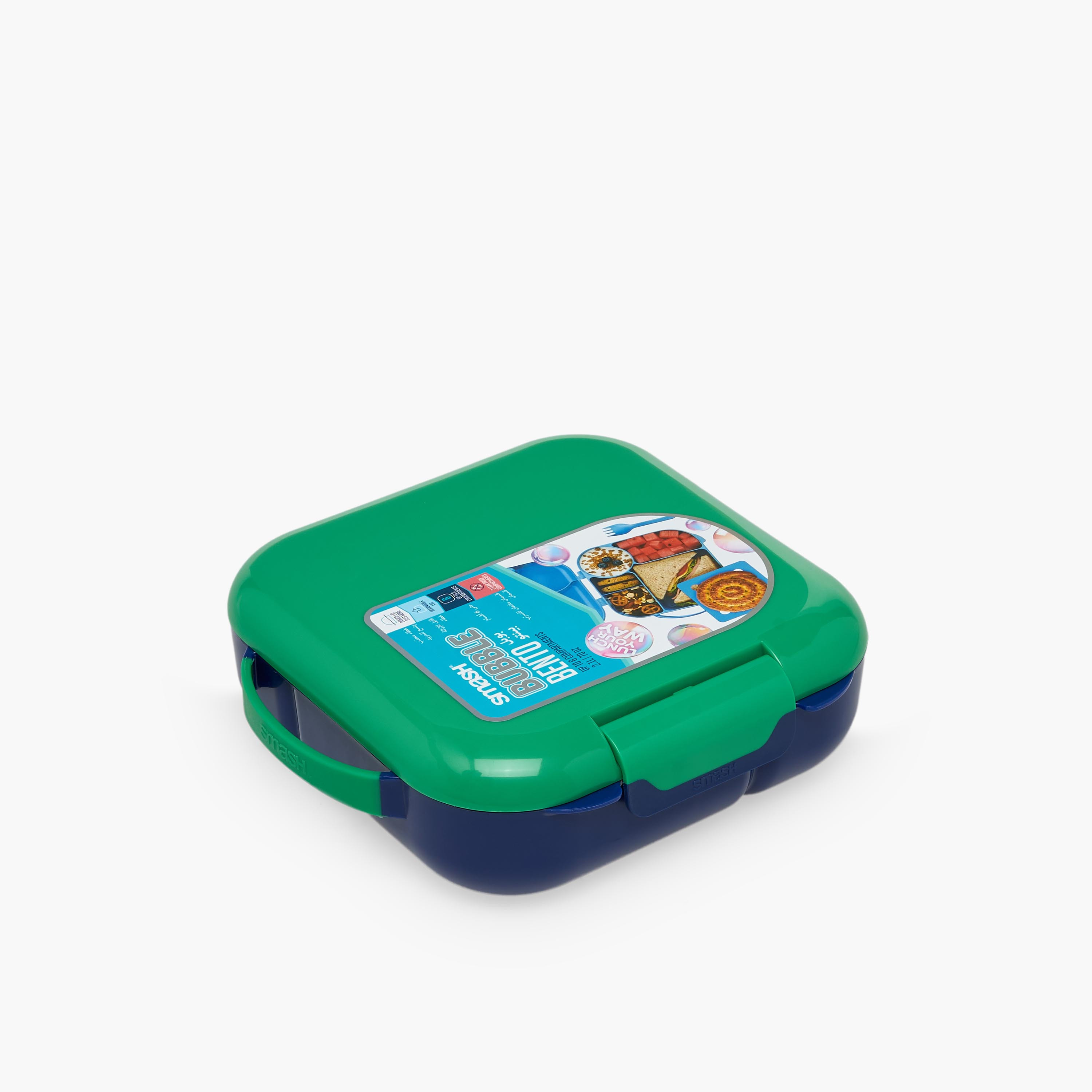 Smash Colourblock Bento Lunch Box for Kids 8-13 Years with Compartments-school-lunchessentials-lunchboxes-image-12