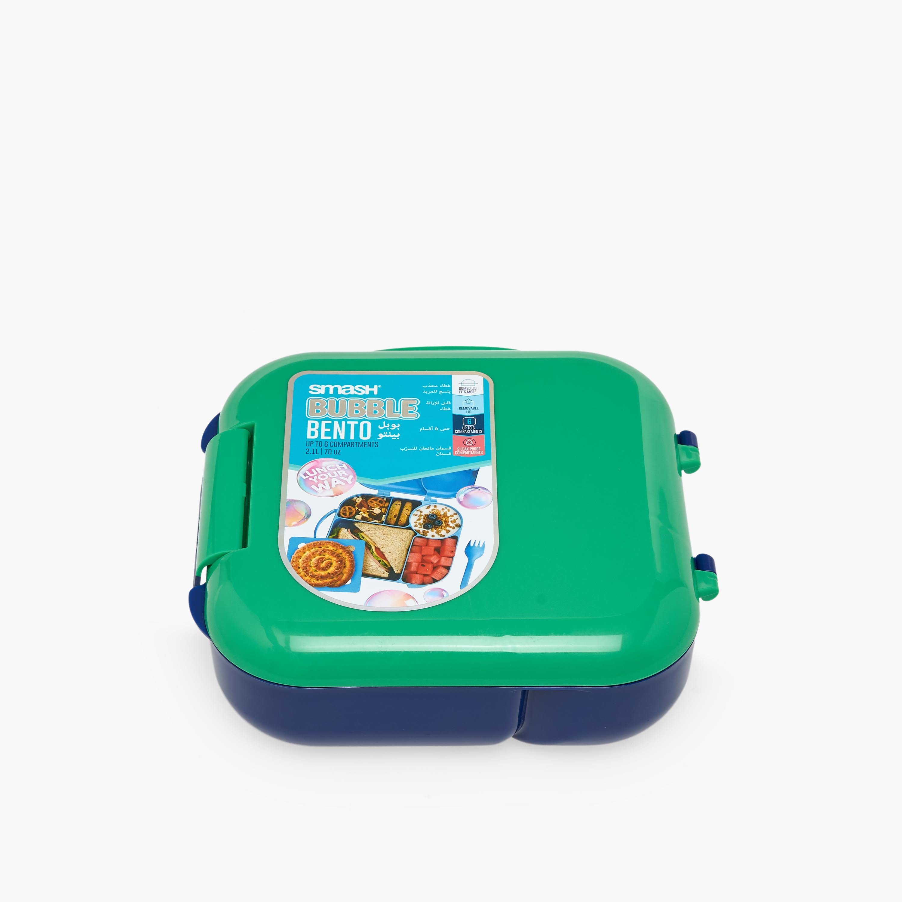 Smash Colourblock Bento Lunch Box for Kids 8-13 Years with Compartments-school-lunchessentials-lunchboxes-image-13