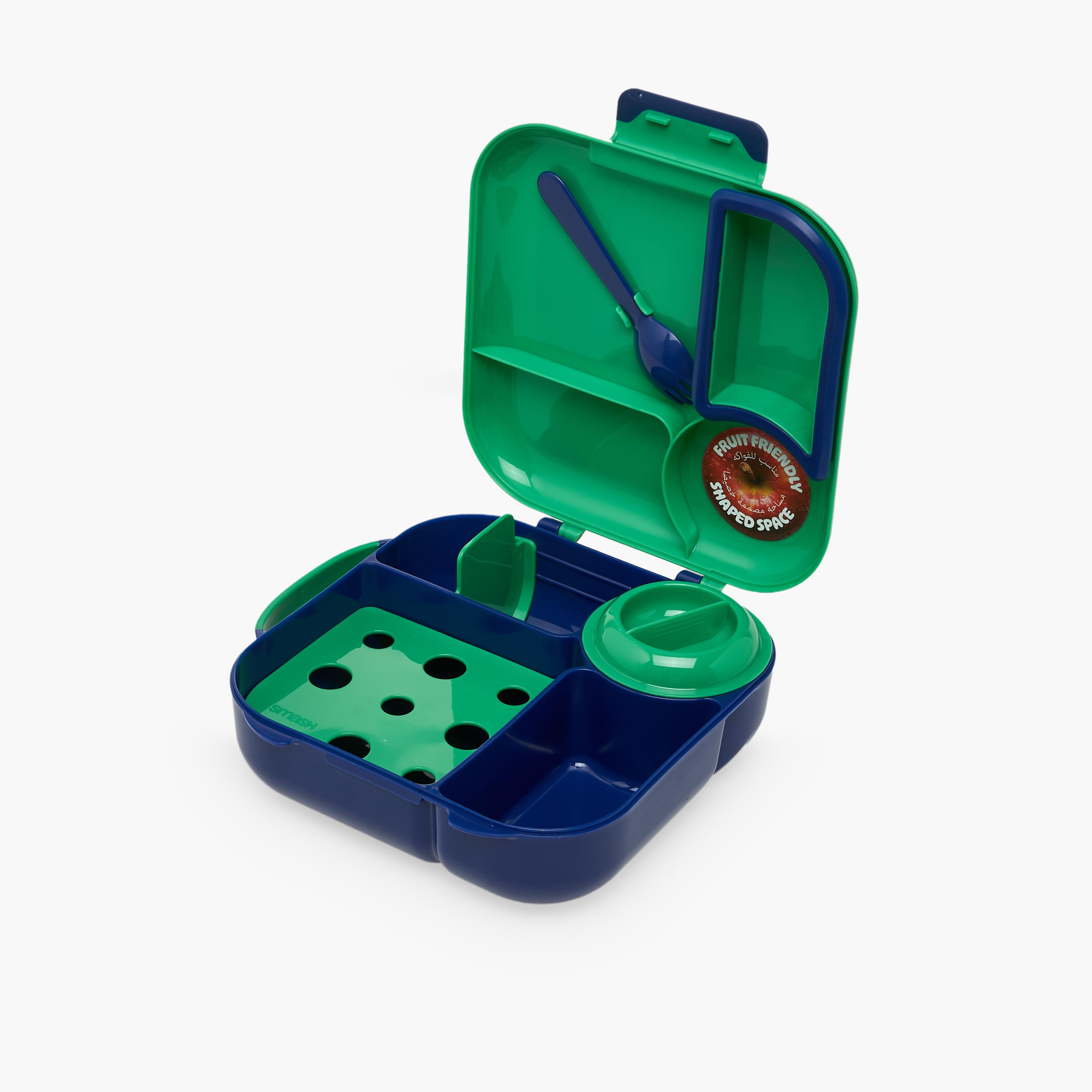 Smash Colourblock Bento Lunch Box for Kids 8-13 Years with Compartments-school-lunchessentials-lunchboxes-image-10