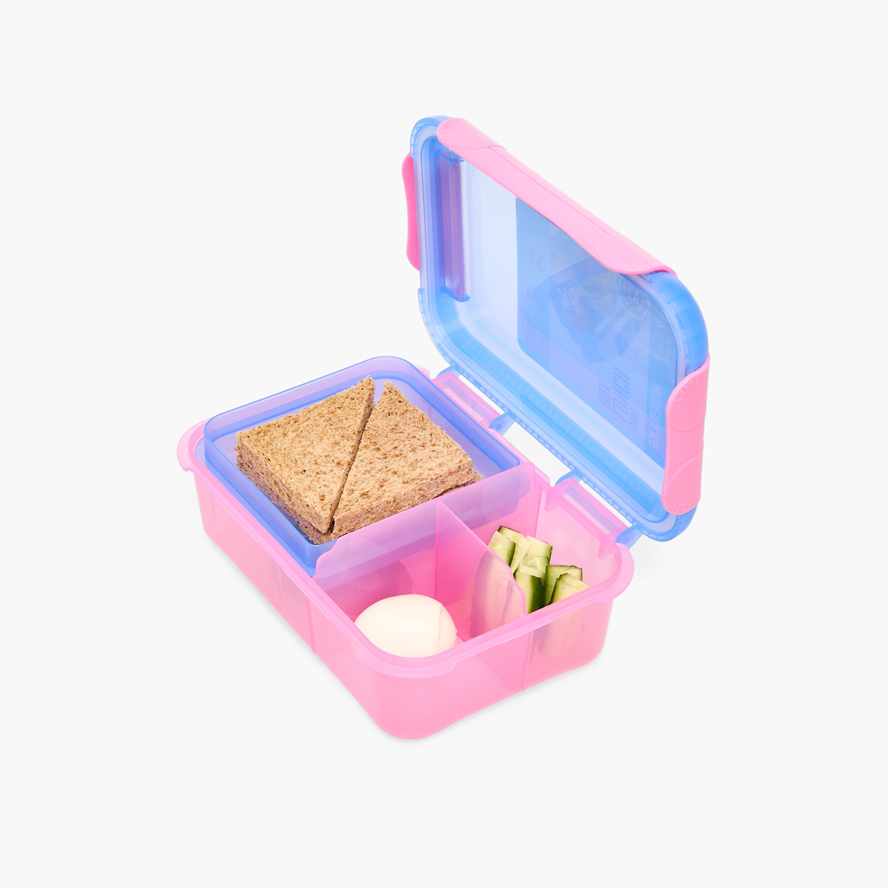 Smash Colorblock Bento Lunch Box for Girls with 3 Divided Compartments - 1.6 L-school-lunchessentials-lunchboxes-image-10