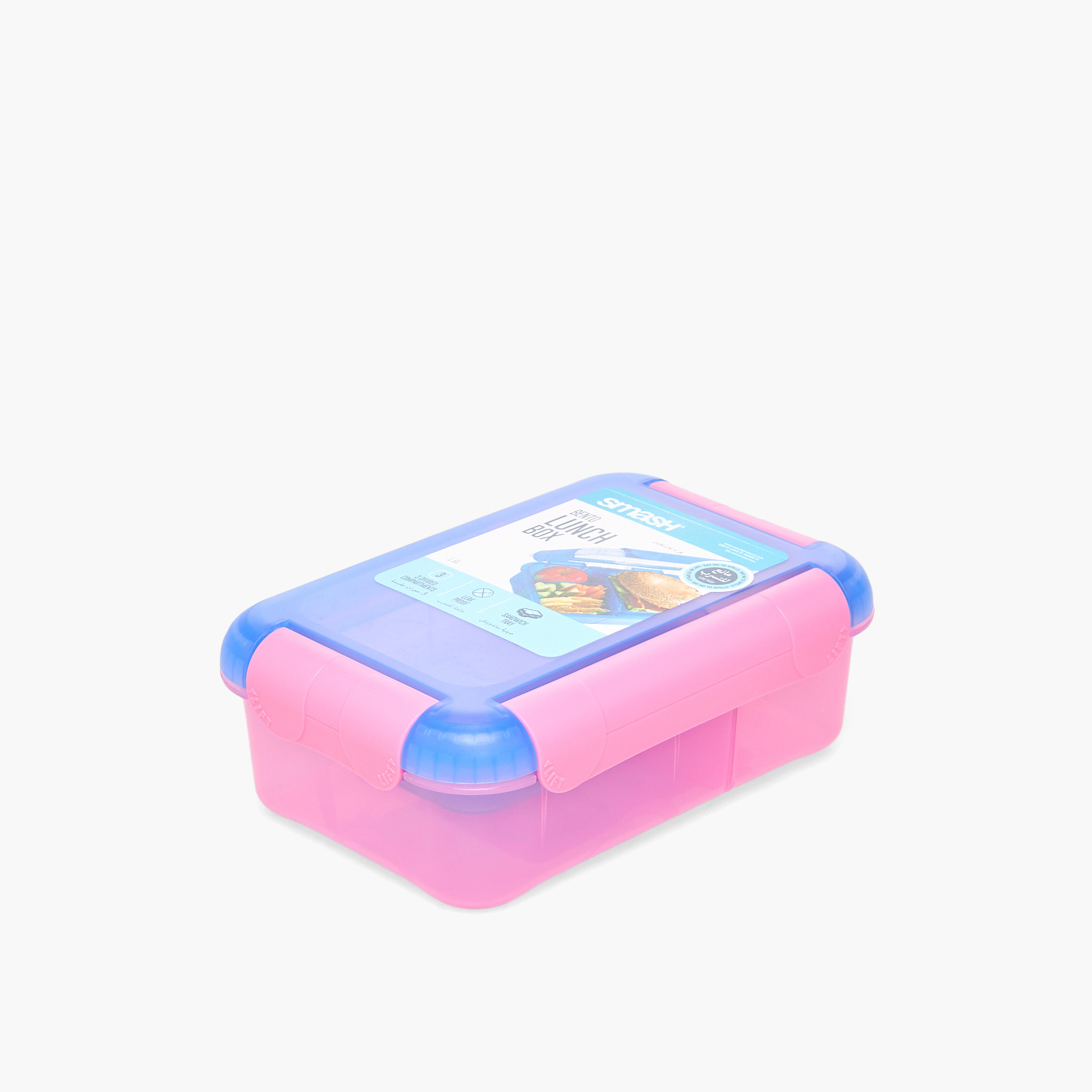 Smash Colorblock Bento Lunch Box for Girls with 3 Divided Compartments - 1.6 L-school-lunchessentials-lunchboxes-image-11