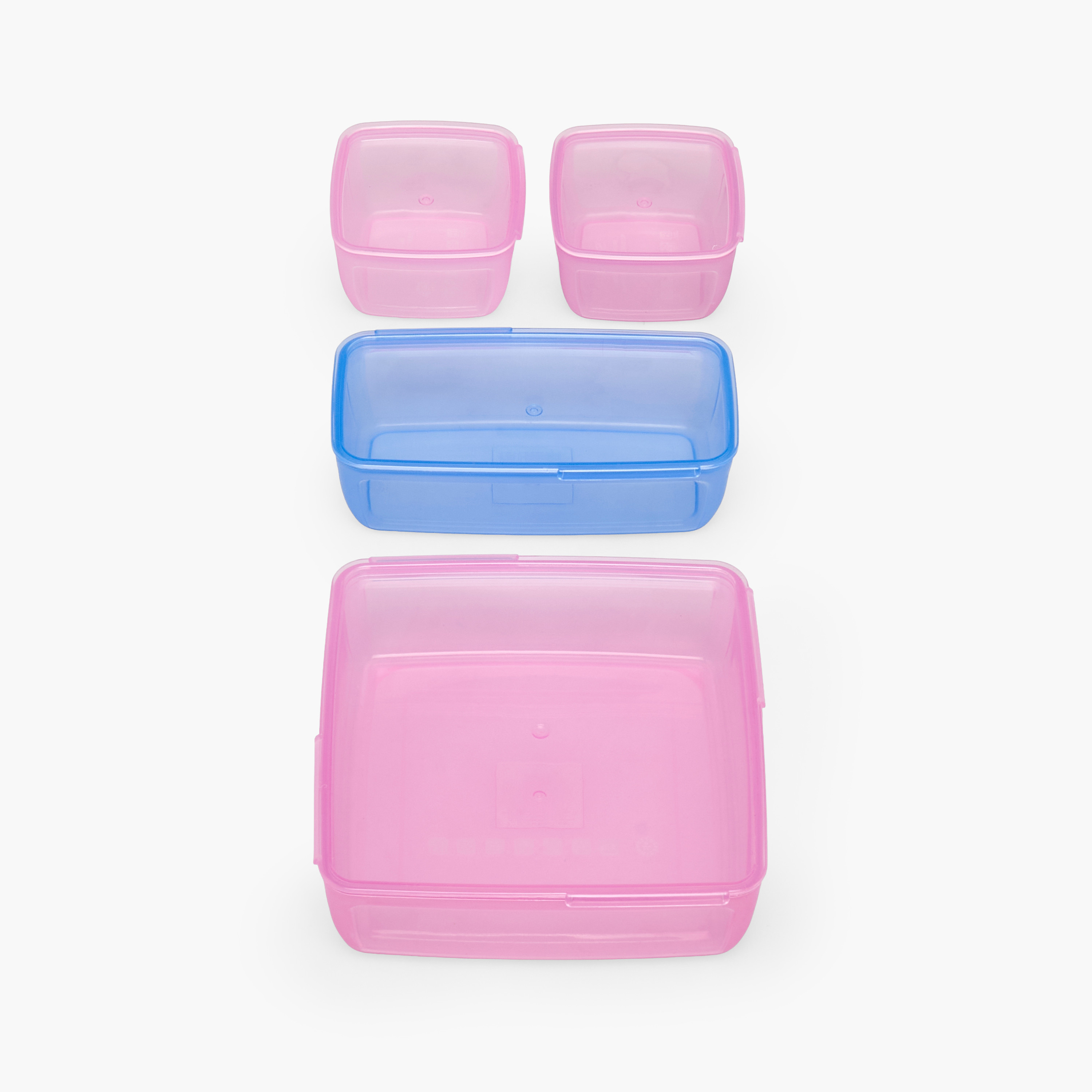 Smash Solid Lunch Box for Girls with Snack Boxes - 500 ml-school-lunchessentials-lunchboxes-image-2