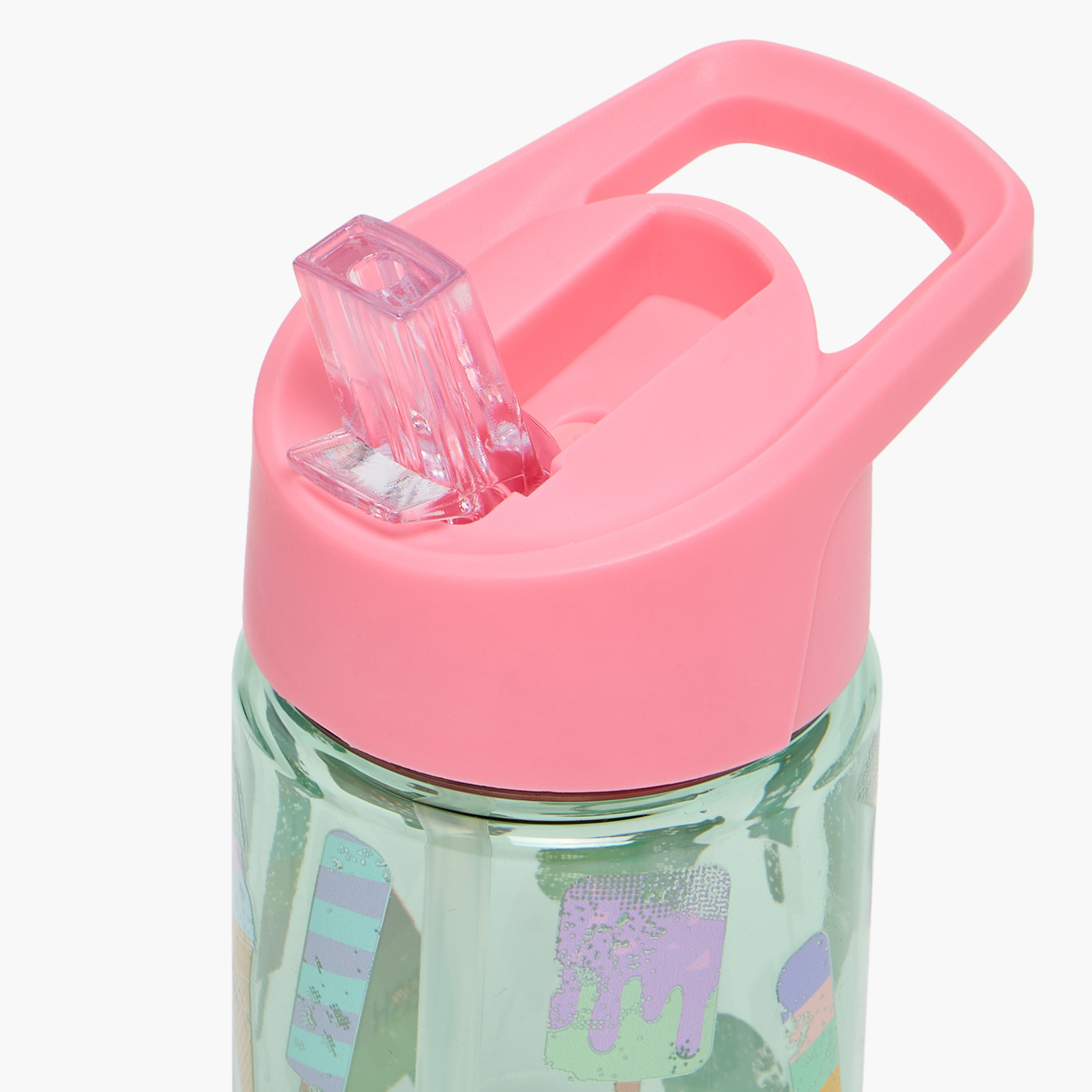 Smash Ice Cream Print Stainless Steel Sipper Water Bottle with Spout - 450 ml-school-waterbottles-image-6
