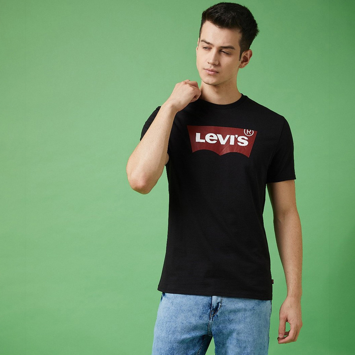 Levis black hotsell shirt online