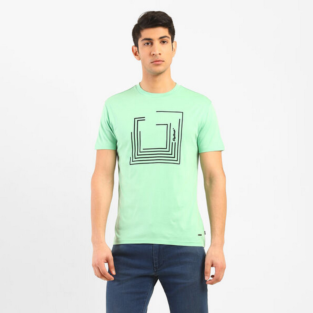 تيشيرت ليفايز بأكمام قصيرة مطبوعة باللون الأخضر للرجال-men-clothing-tshirtsandpolos-tshirts-image-1