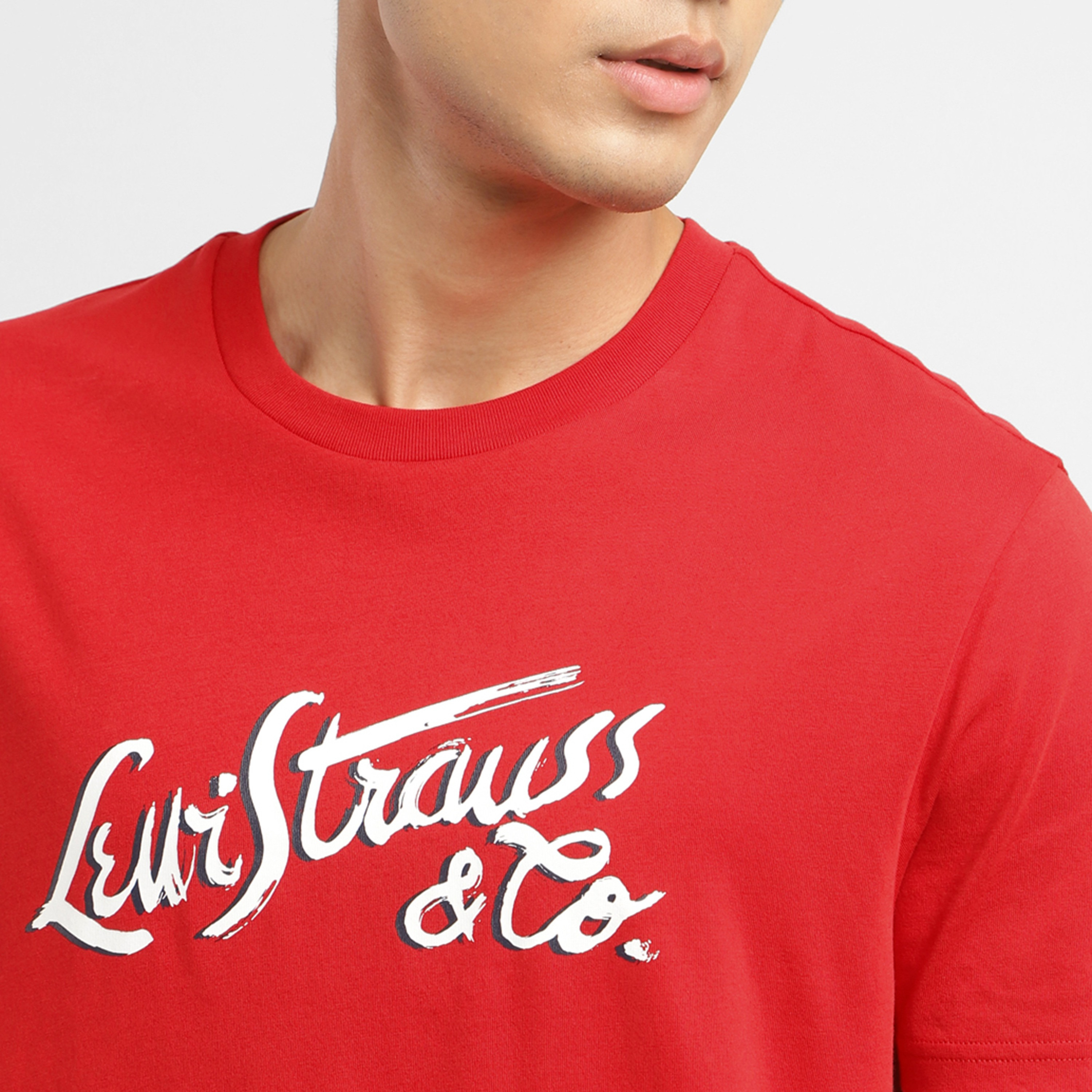 تيشيرت ليفايز بأكمام قصيرة وياقة دائرية مع مطبوع-men-clothing-tshirtsandpolos-tshirts-image-3