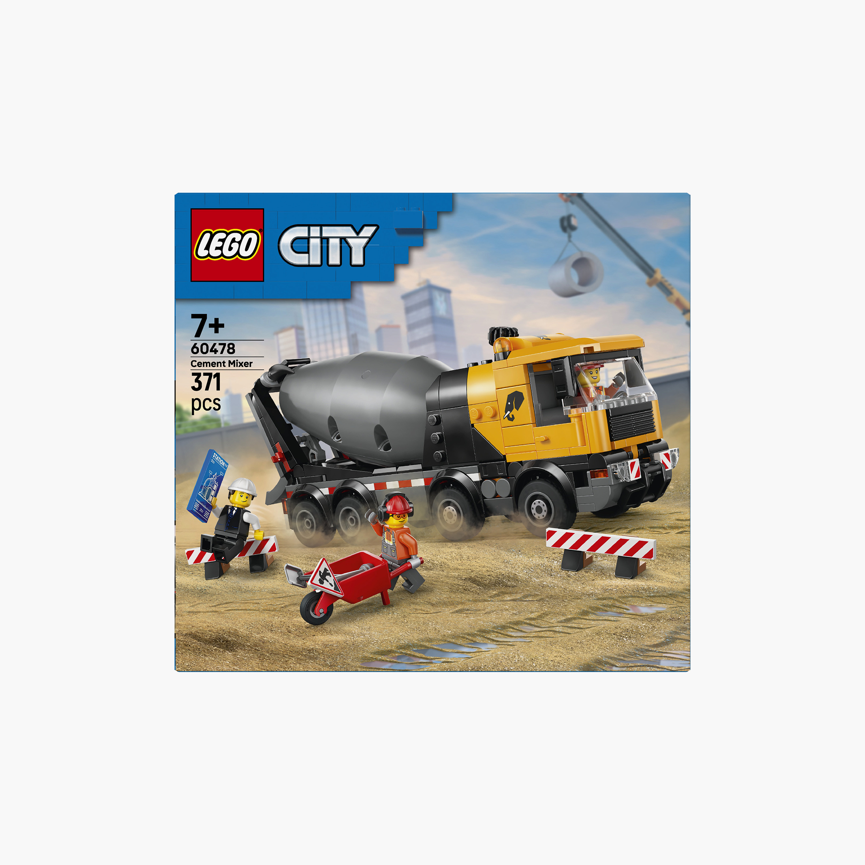 Lego City Cement Mixer Construction Toy For Kids - 60478-toys-buildingblocks-blocks-image-3