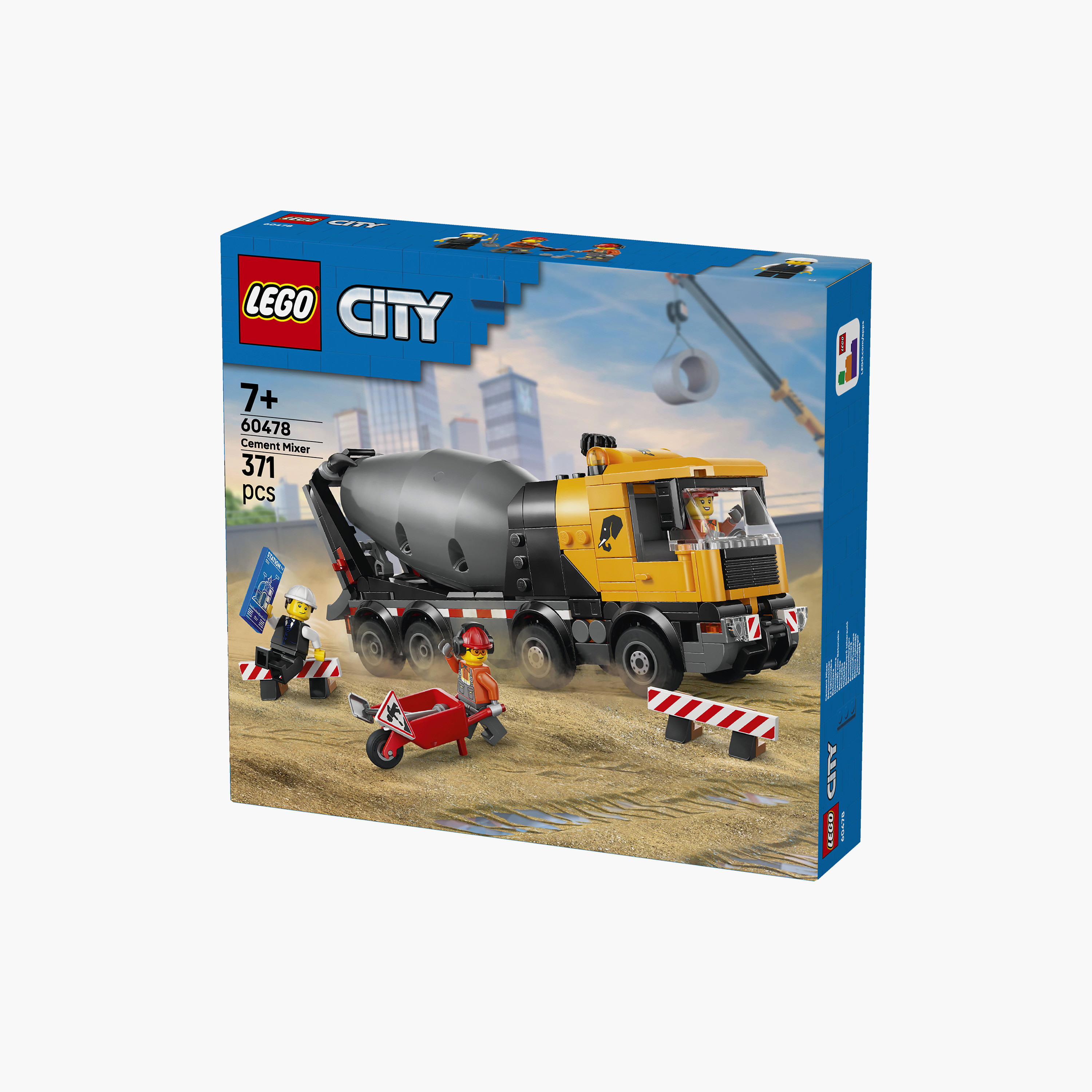 Lego City Cement Mixer Construction Toy For Kids - 60478-toys-buildingblocks-blocks-image-4