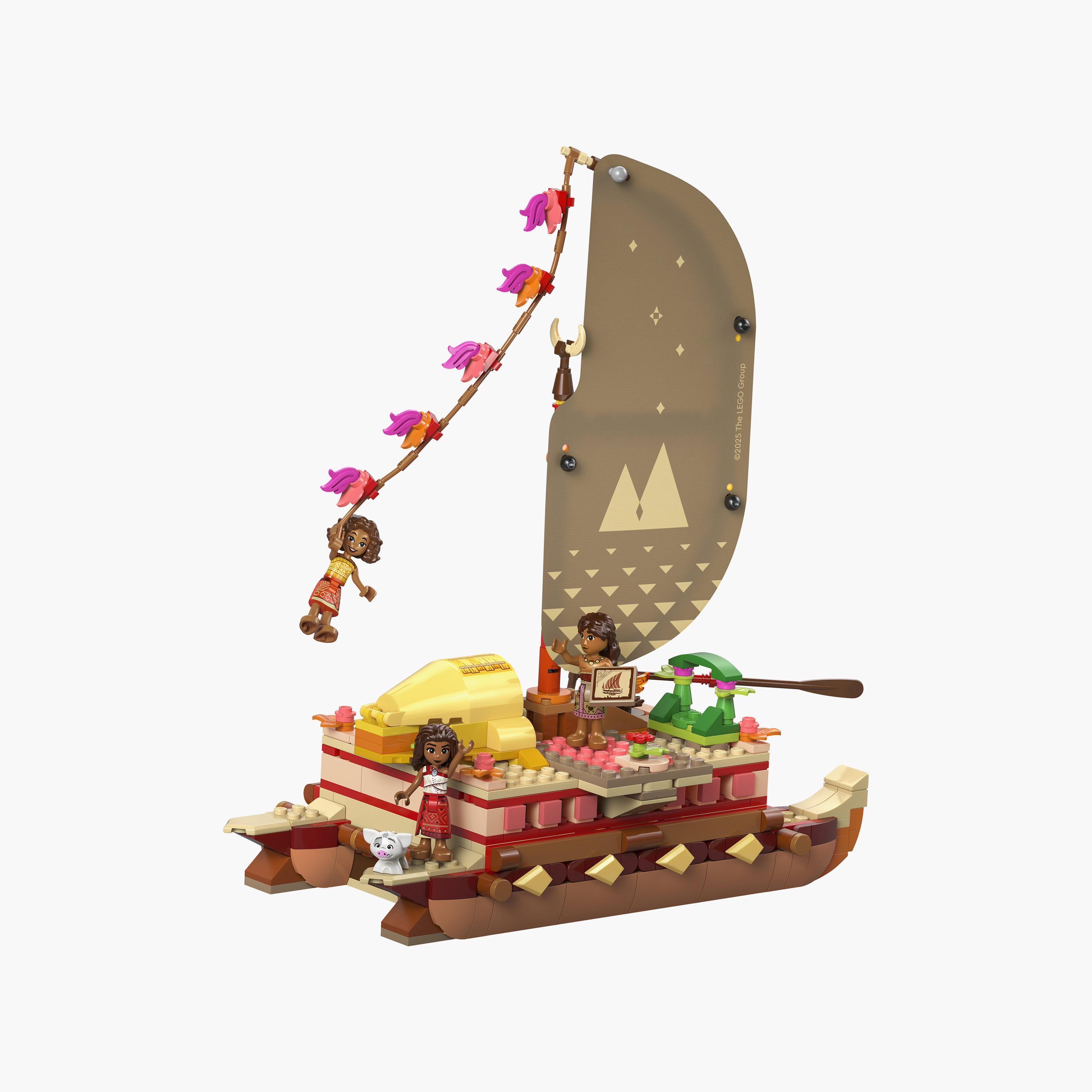 Lego Disney Moana’s Adventure Canoe Fantasy Toy Model Kit - 43270-toys-buildingblocks-blocks-image-1