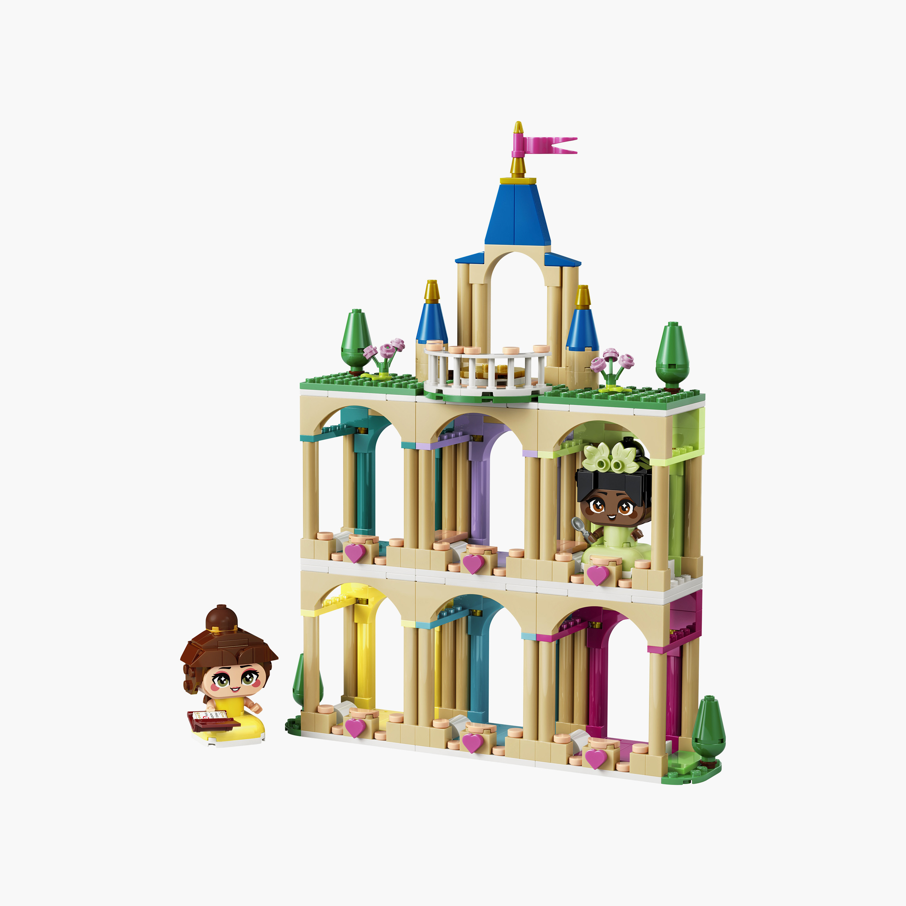 Lego Disney Princess Mini Belle & Tiana with Castle - 43291-toys-buildingblocks-blocks-image-1