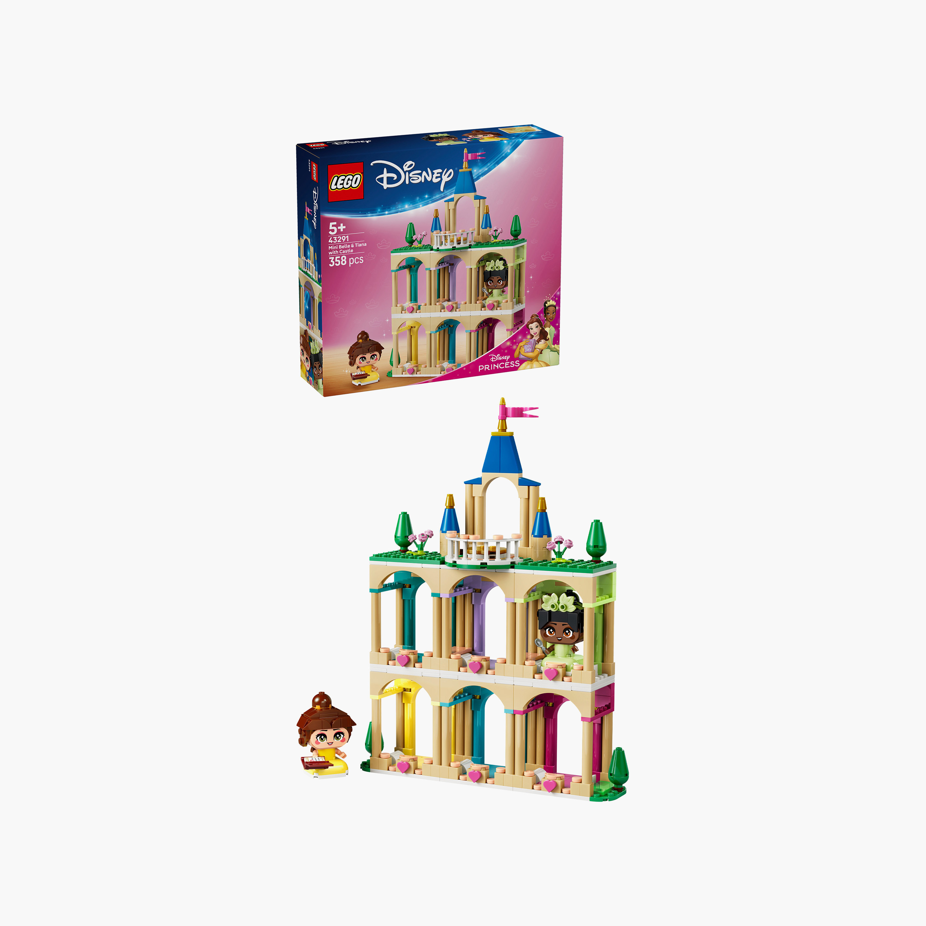 Lego Disney Princess Mini Belle & Tiana with Castle - 43291-toys-buildingblocks-blocks-image-2
