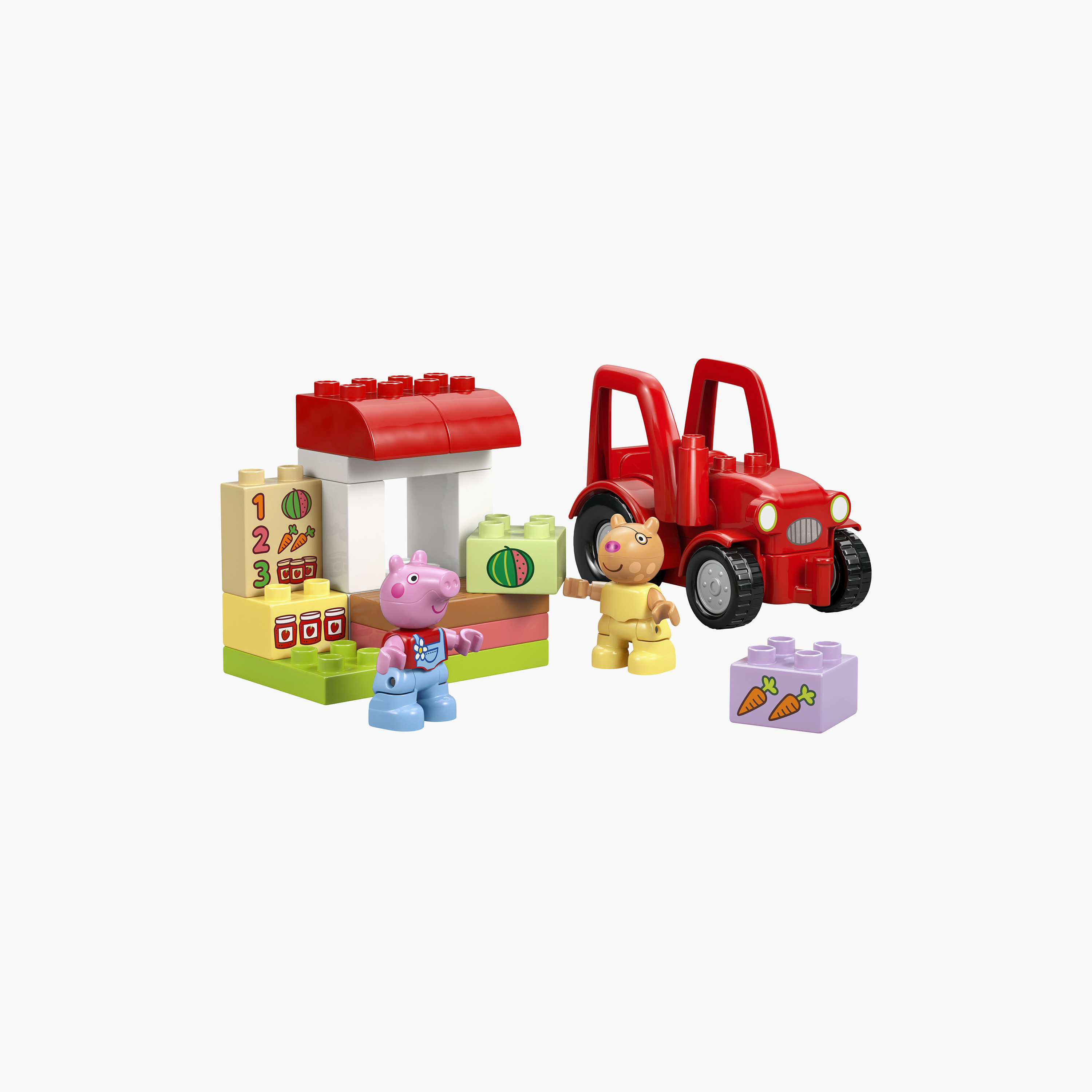 Lego Duplo Peppa Pig Tractor & Market Building Toy - 10468-toys-buildingblocks-blocks-image-1