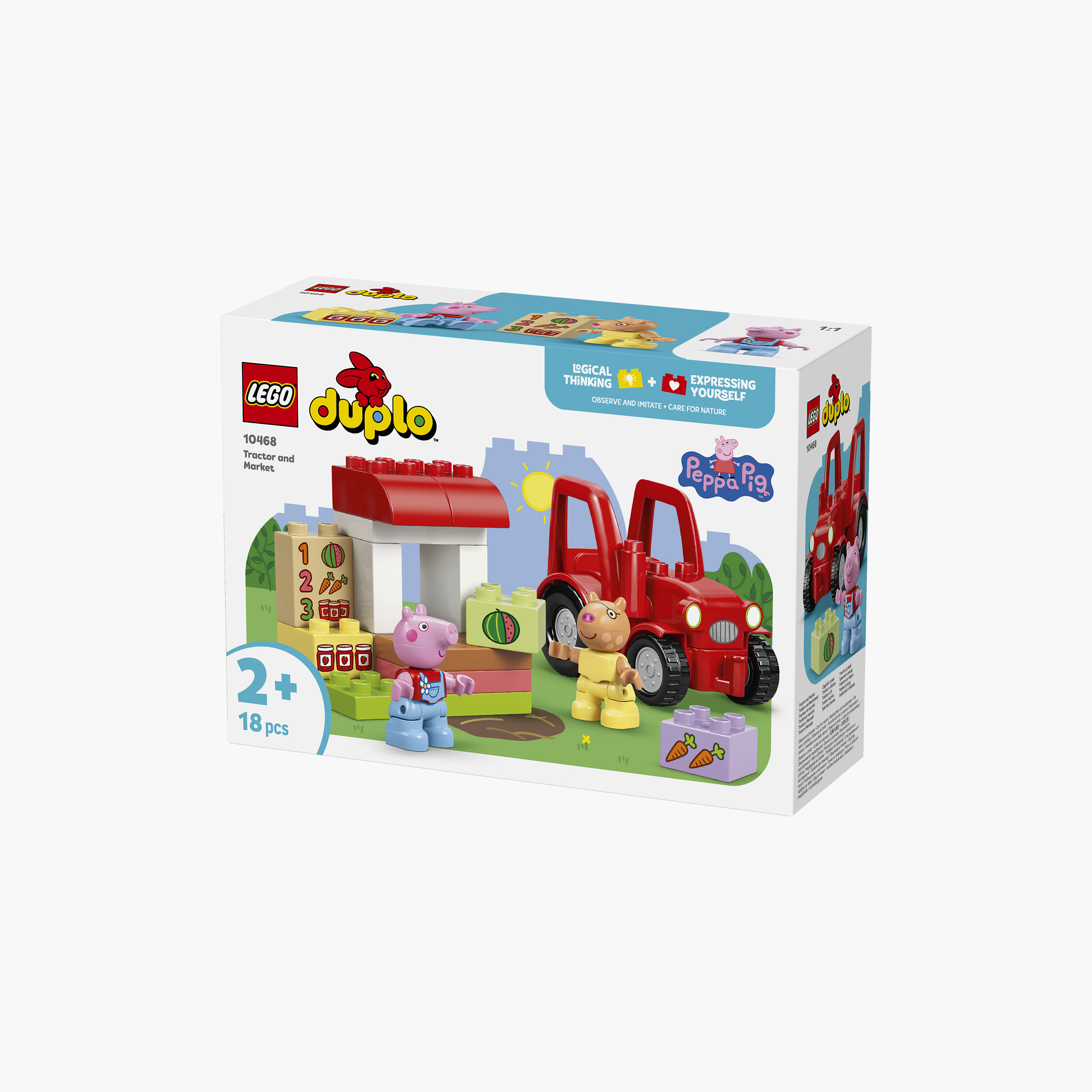 Lego Duplo Peppa Pig Tractor & Market Building Toy - 10468-toys-buildingblocks-blocks-image-4