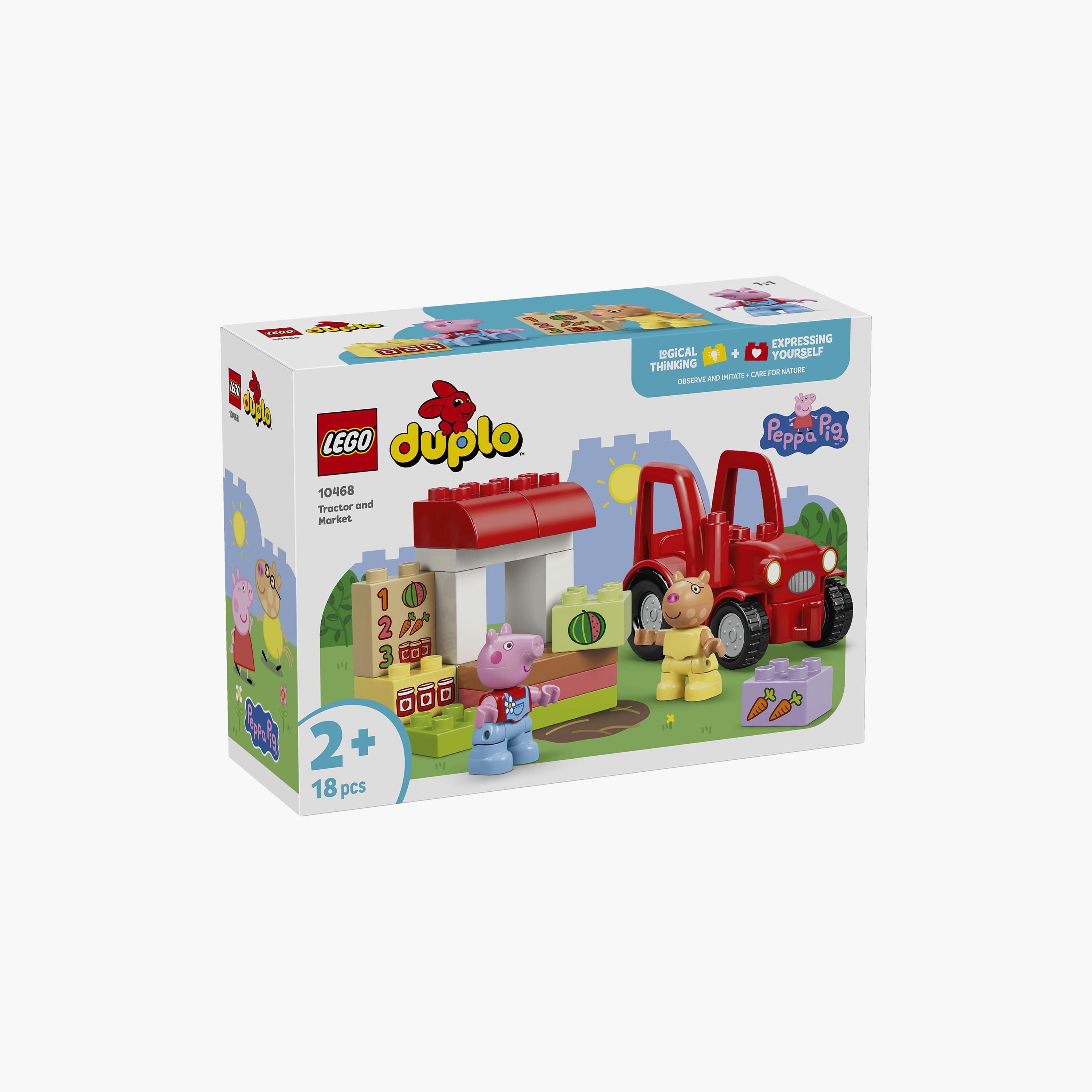 Lego Duplo Peppa Pig Tractor & Market Building Toy - 10468-toys-buildingblocks-blocks-image-5