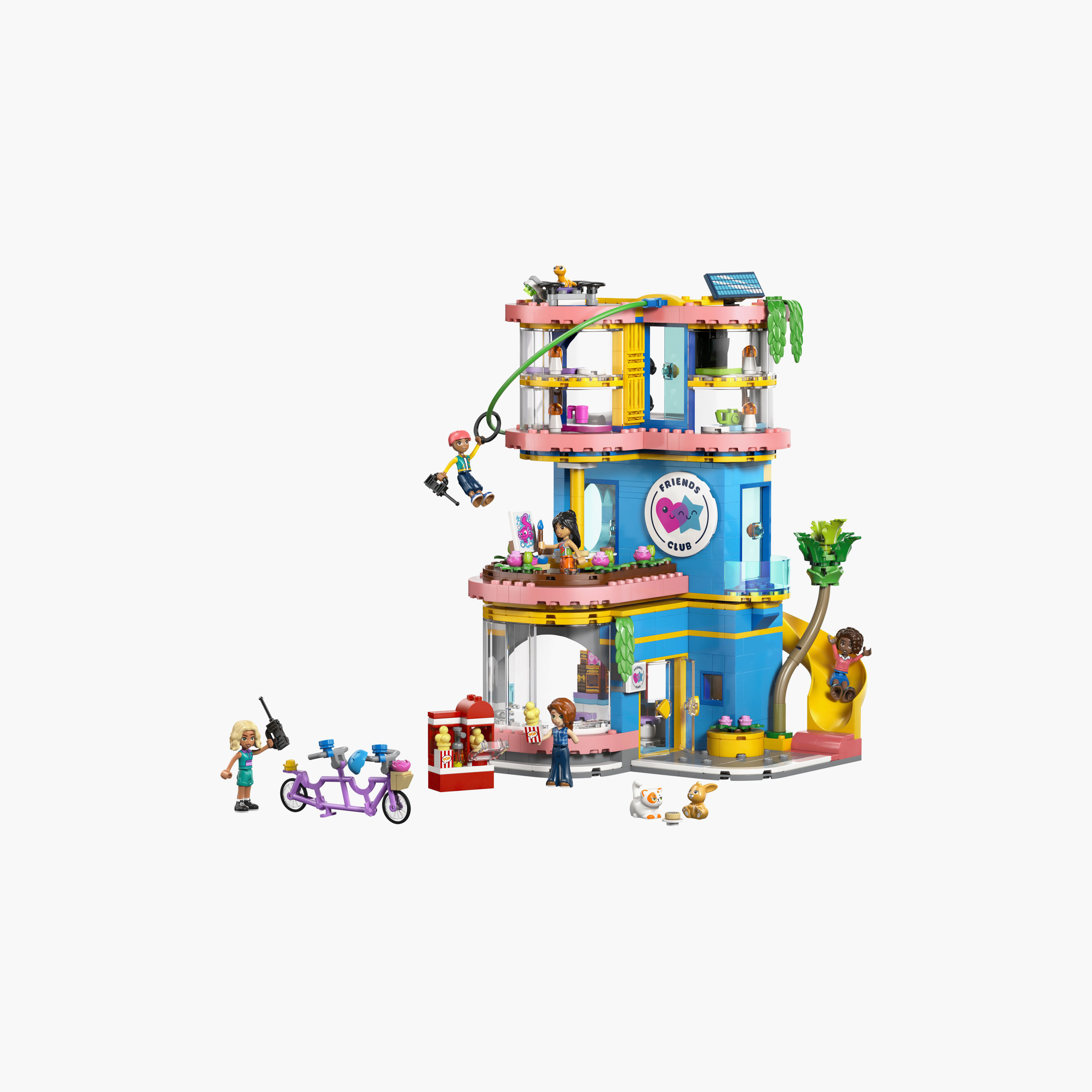 ليغو فريندز - لعبة مقر نادي أصدقاء مدينة "هيرت ليك" - 42689-toys-buildingblocks-blocks-image-1