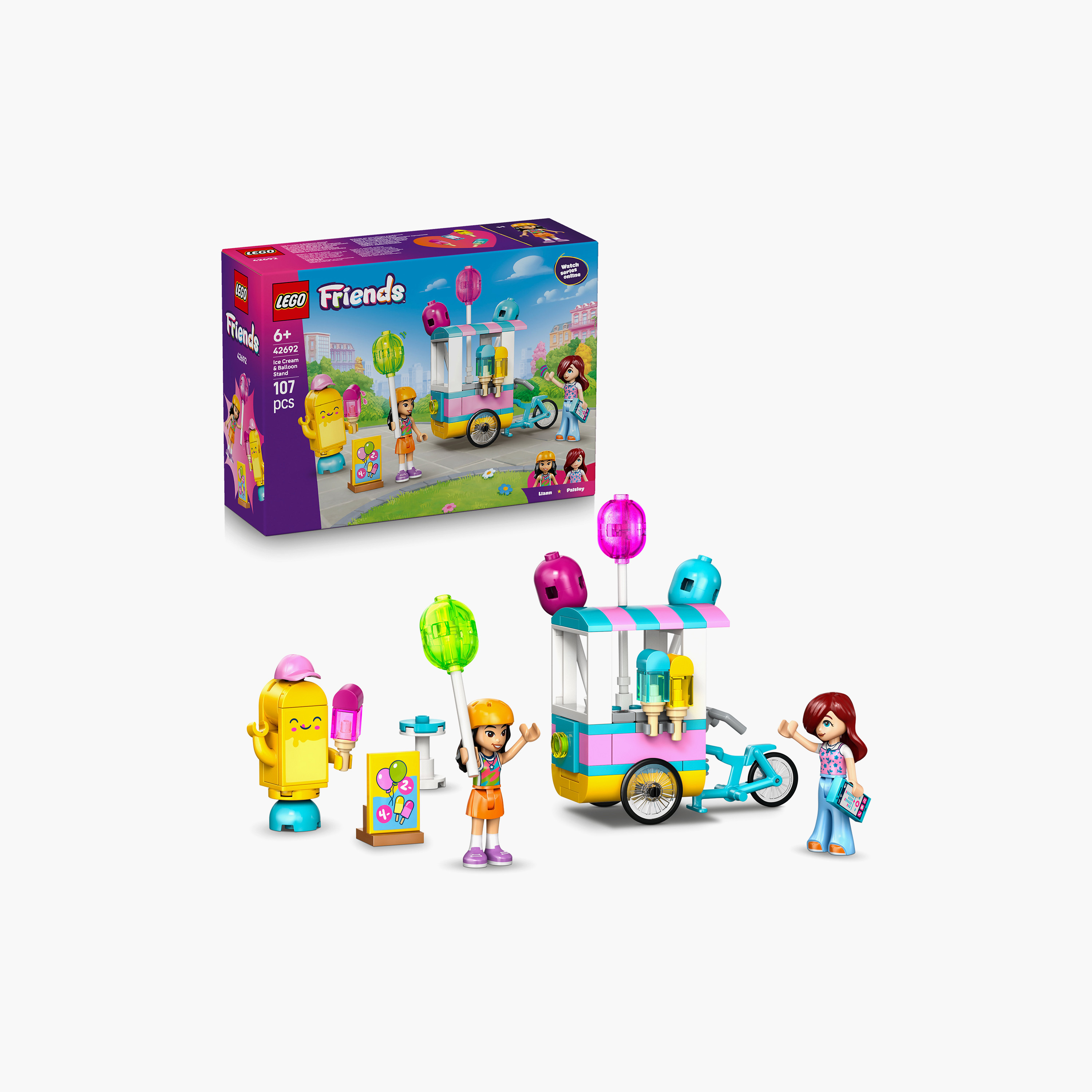 Lego Friends Ice Cream & Balloon Stand Building Set - 42692-toys-buildingblocks-blocks-image-2