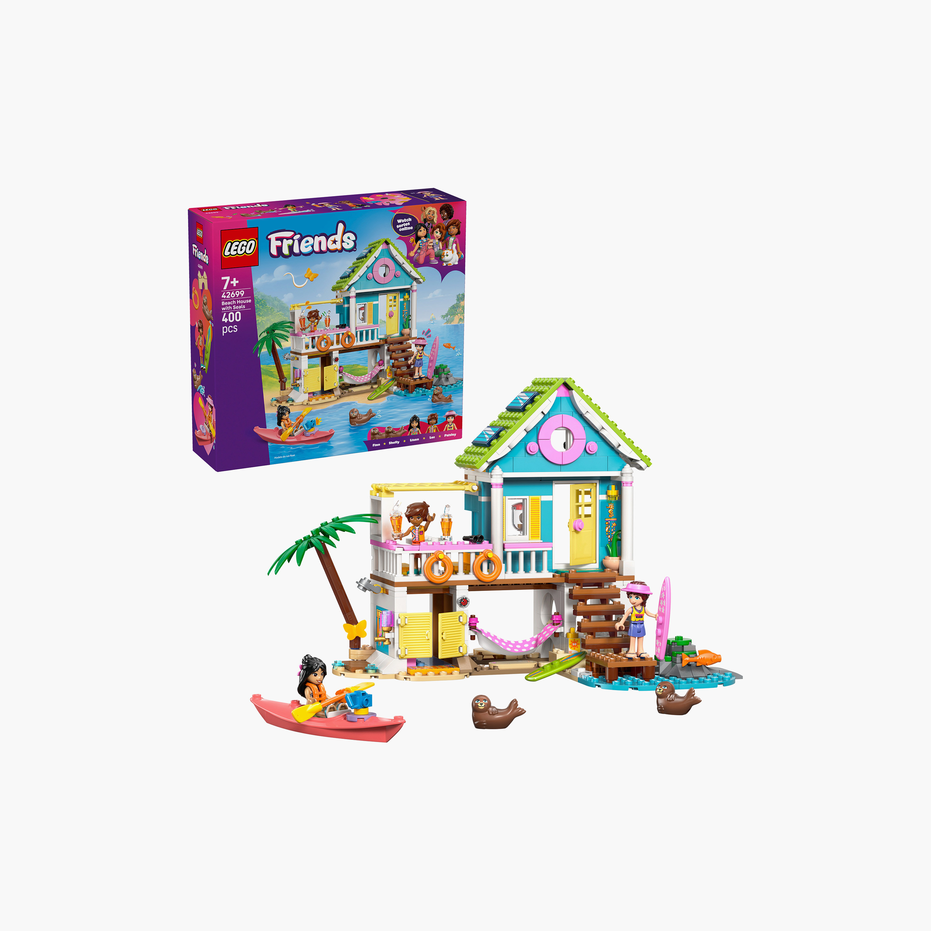 Lego Friends Beach House with Seals Building Kit - 42699-toys-buildingblocks-blocks-image-2