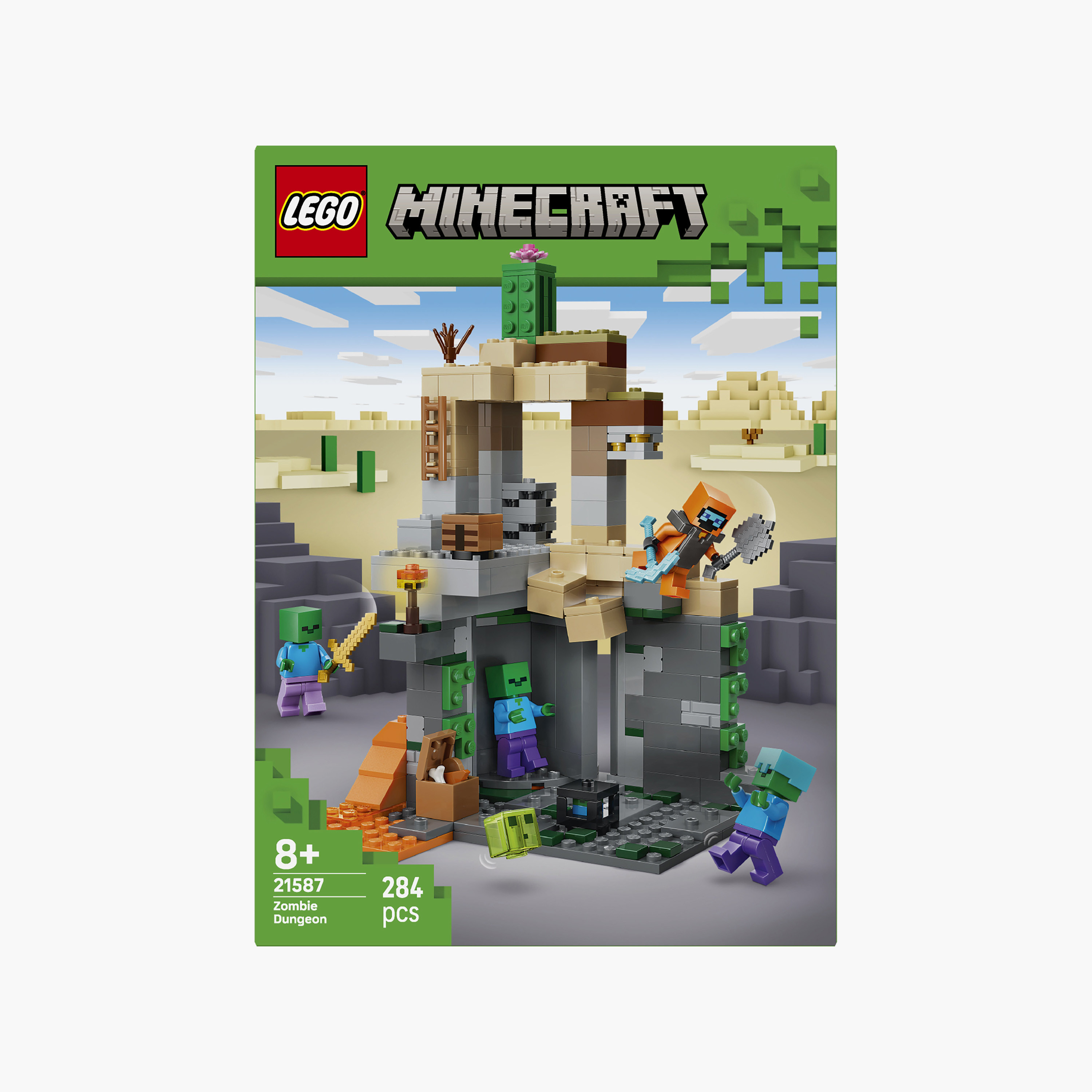 Lego Minecraft Zombie Dungeon Gaming Building Toy - 21587-toys-buildingblocks-blocks-image-3