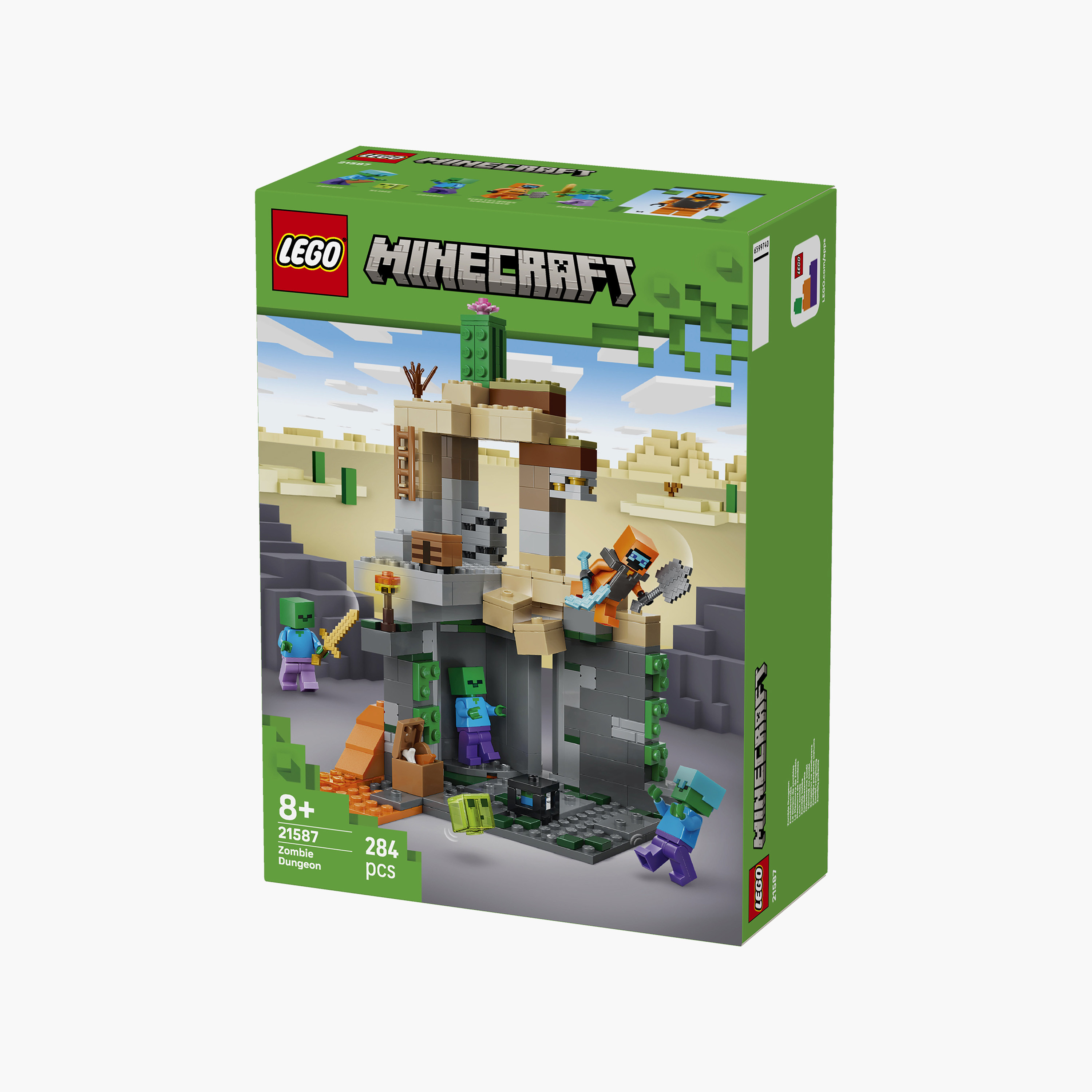 Lego Minecraft Zombie Dungeon Gaming Building Toy - 21587-toys-buildingblocks-blocks-image-4